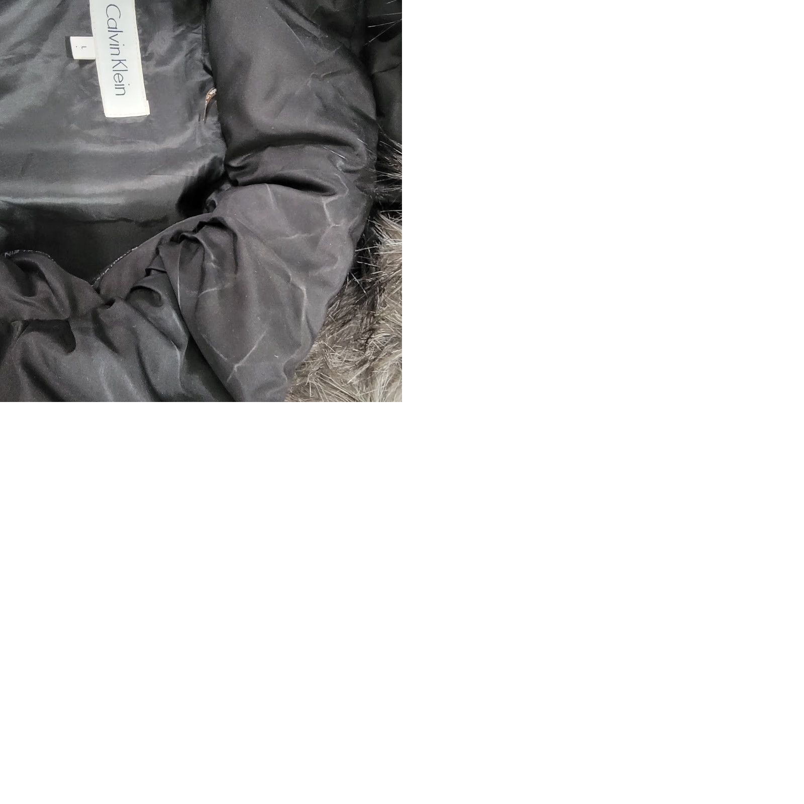 Calvin Klein Calvin Klein Puffer Jacket Women L Gray Lightweight Packable Travel Size L / US 10 / IT 46 - 11 Thumbnail