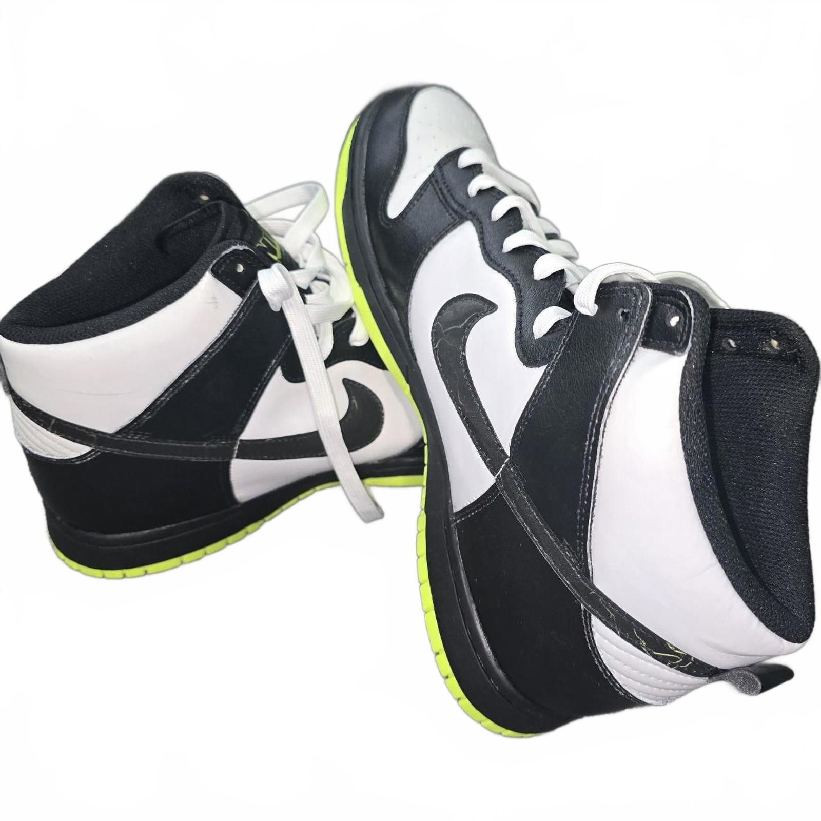 Nike Nike Dunk High Black White Volt mens Size 11.5 Size US 11.5 / EU 44-45 - 4 Thumbnail