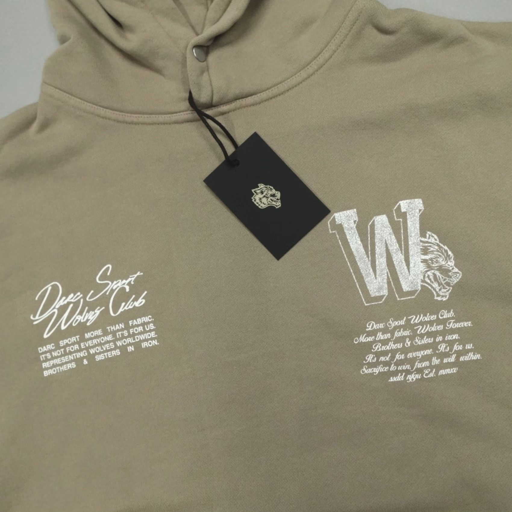 Darc Sport Darc Sport Hoodie Our Mark Pierce M Taupe Men Size M Logo Graphic Print Pullover Hooded Bodybuilding Sports Fall Winter Size US M / EU 48-50 / 2 - 3 Thumbnail