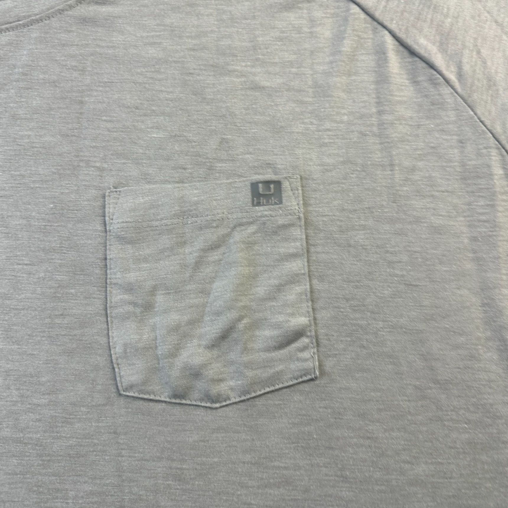 Vintage Huk Shirt Mens 3XL Gray Fishing Performance Long Sleeve Shirt Pullover Crew Neck Casual Activewear Size US XXL / EU 58 / 5 - 5 Thumbnail