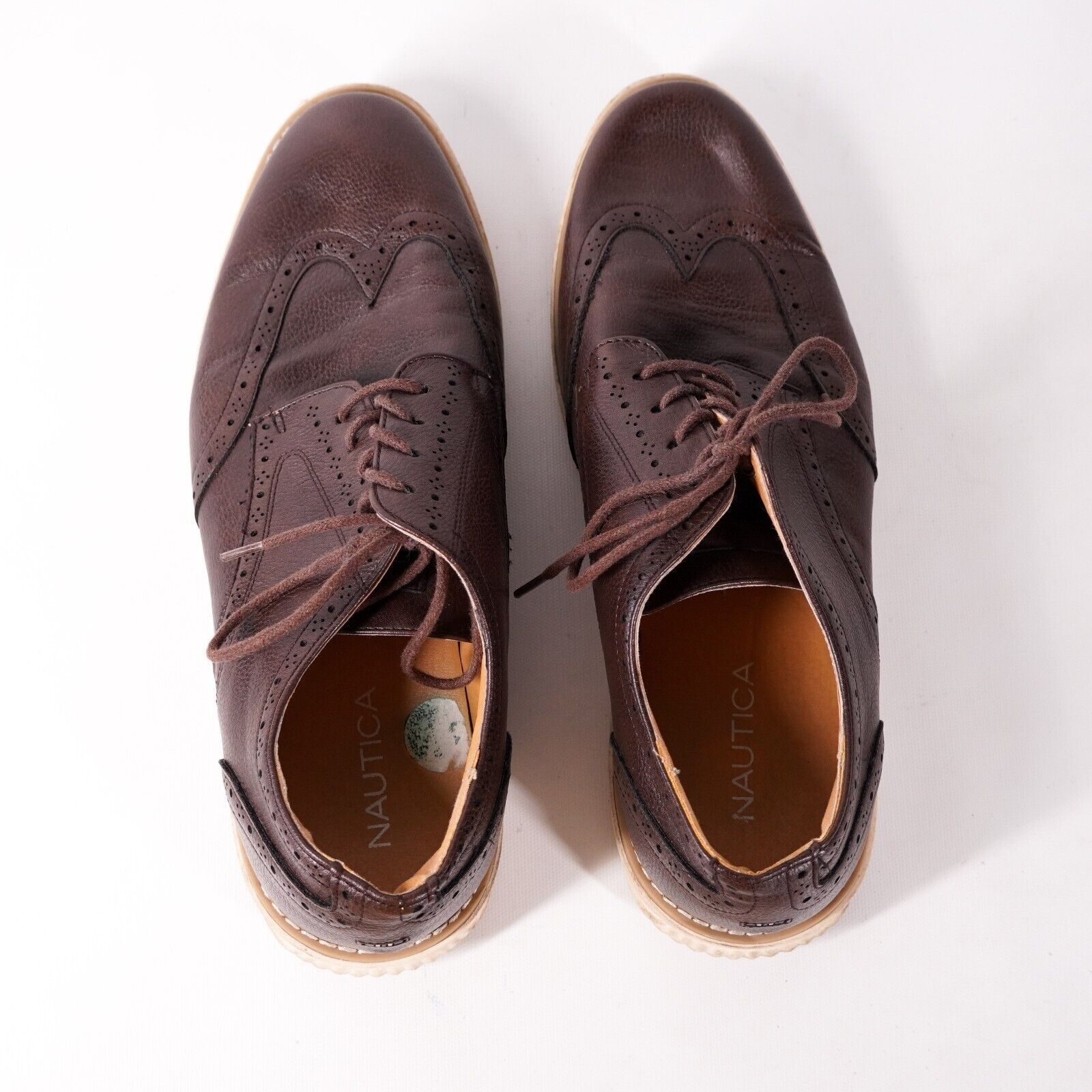 Nautica Nautica Leather Oxford Fancy Dress Shoes Men's 12 Sneakers Size US 12 / EU 45 - 4 Thumbnail