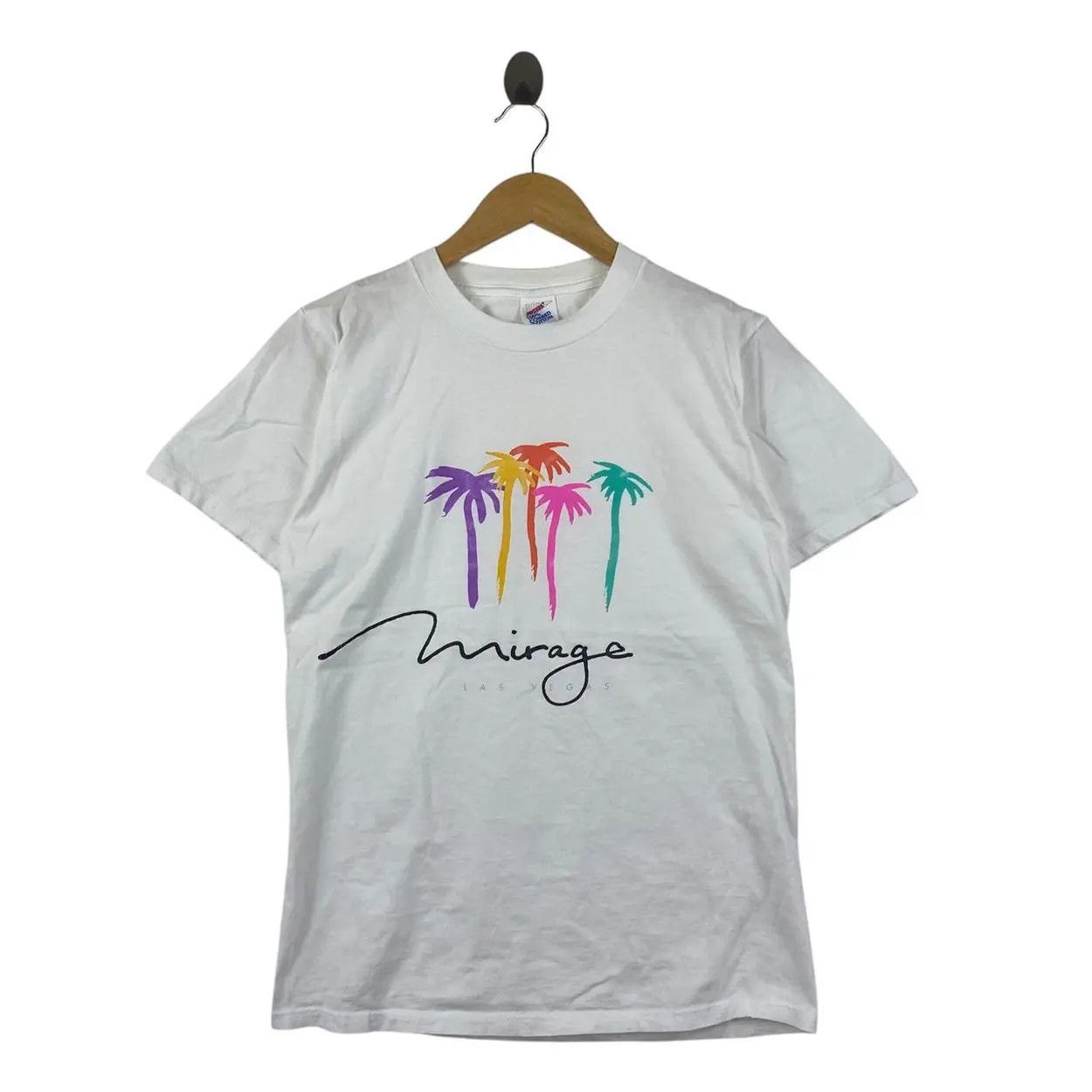 Vintage Vintage 90’ MIRAGE LAS VEGAS Tee Shirt Size US M / EU 48-50 / 2 - 1 Thumbnail