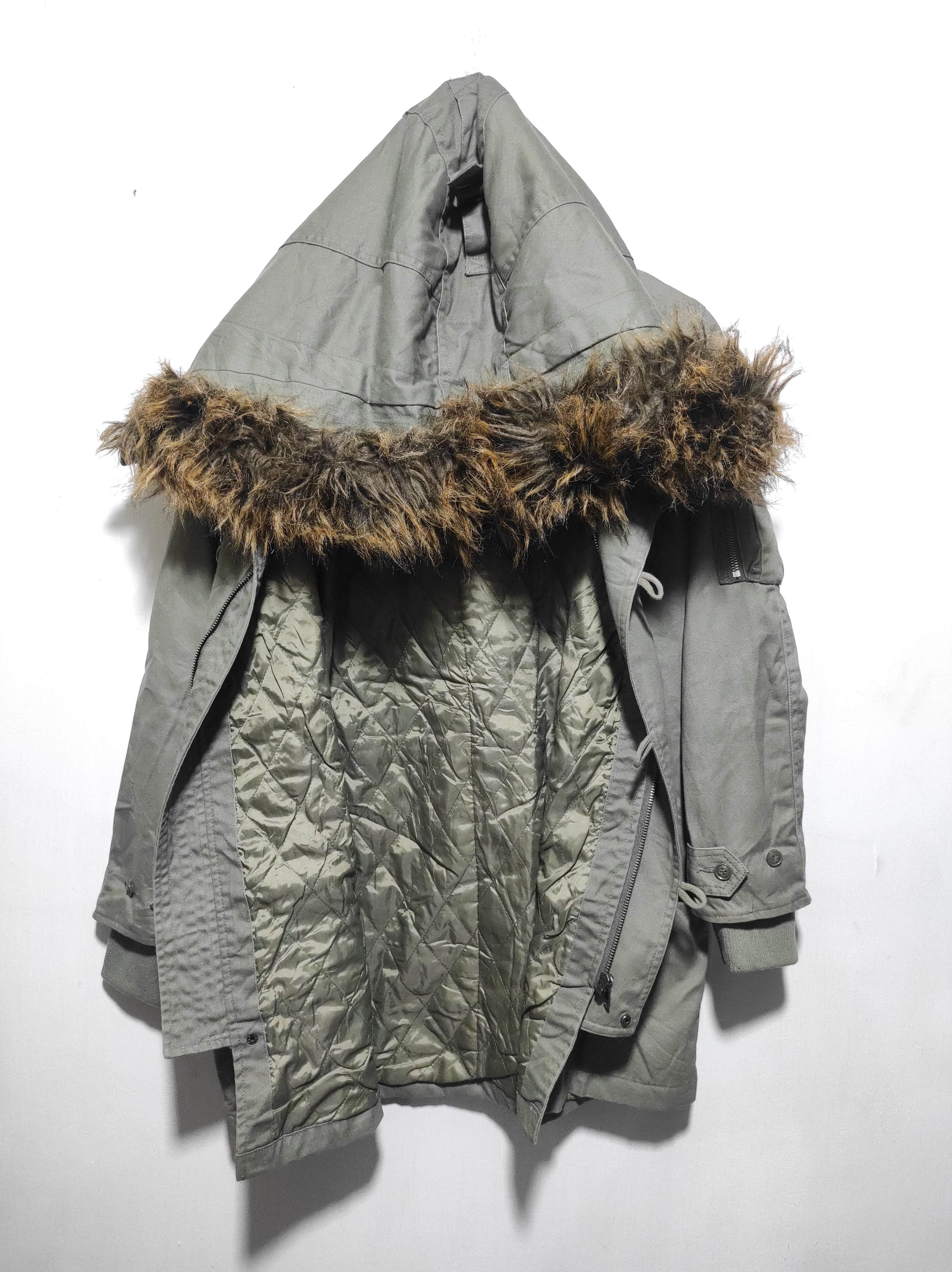 Japanese Brand Rush Hour zip fur hoodie parka Jacket LGB style Size US L / EU 52-54 / 3 - 13 Thumbnail