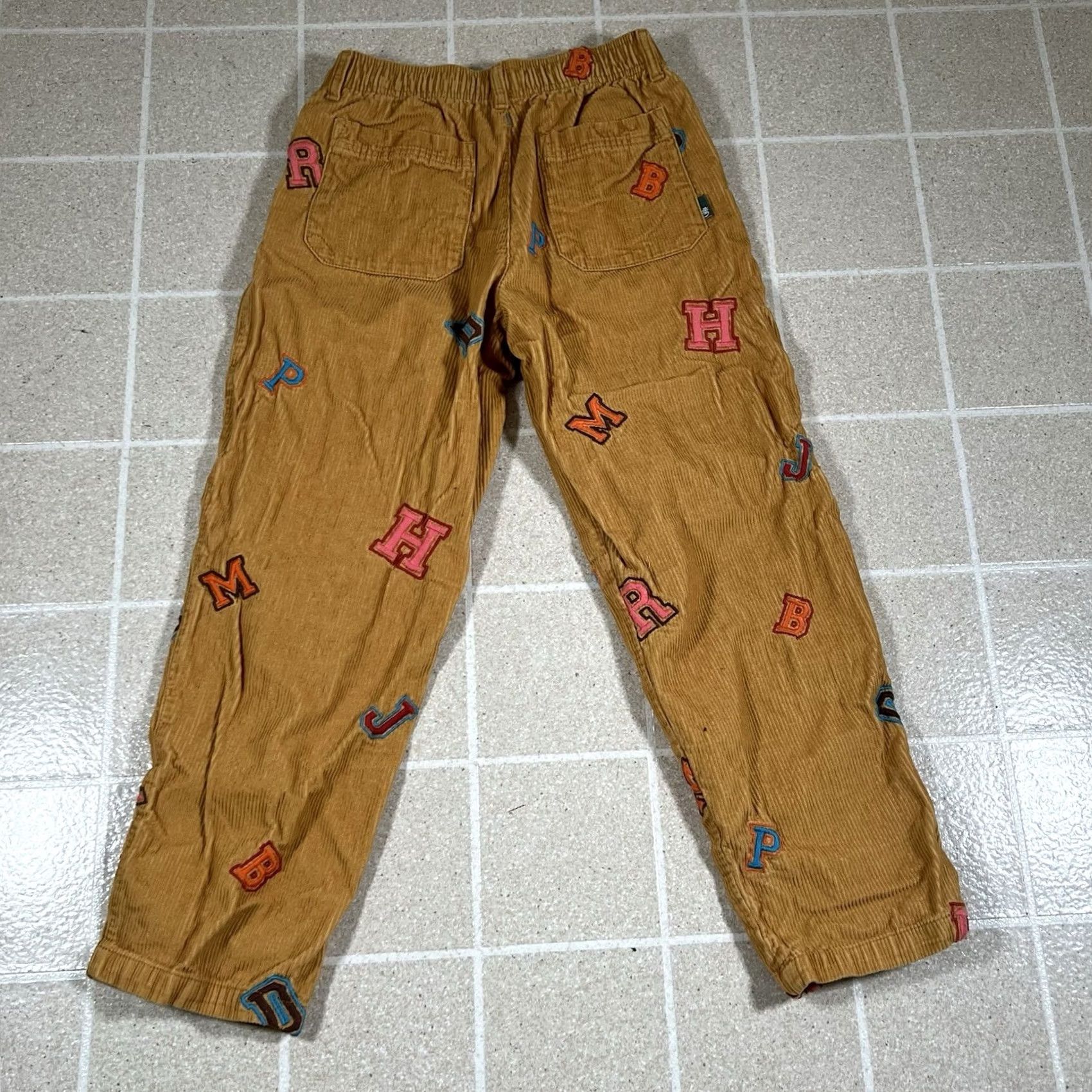 Urban Outfitters Urban Outfitters Corduroy Beach Pant Mens Small Multicolor Embroidered Size US 29 - 3 Thumbnail