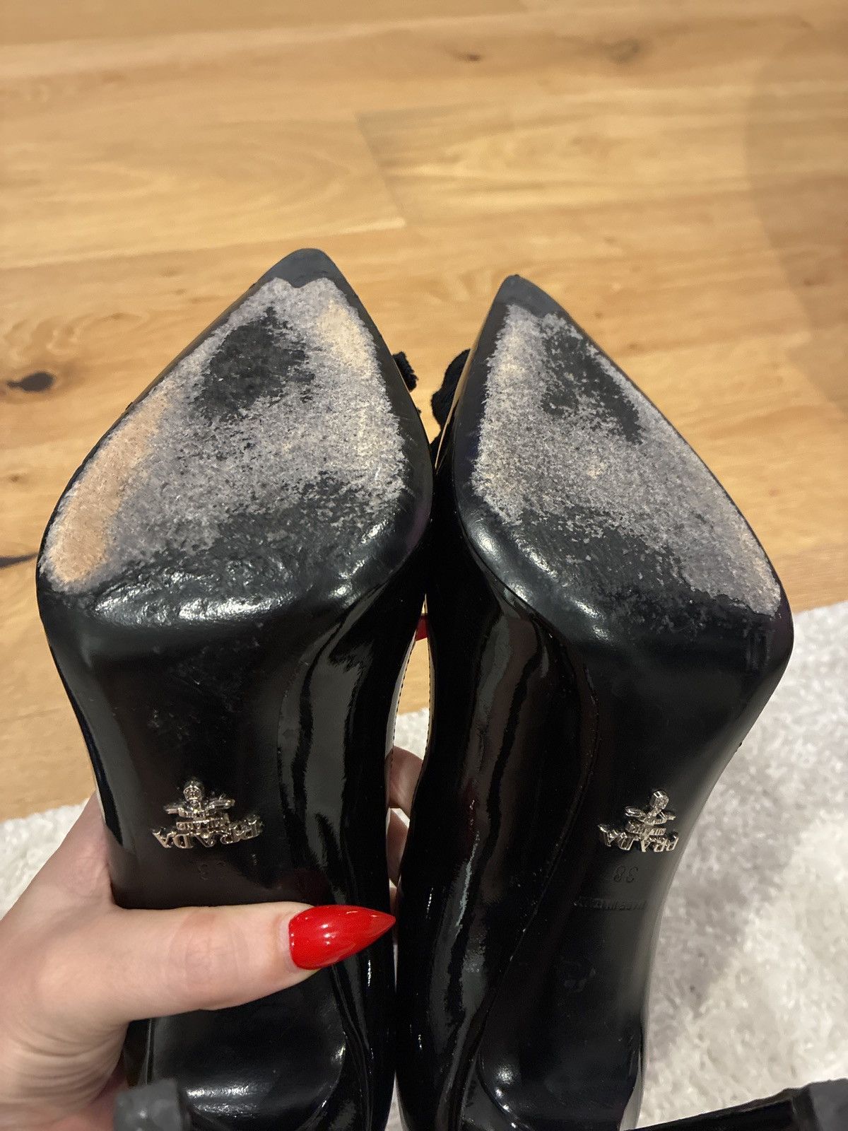 Prada Prada Patent Leather Pump Size US 8 / IT 38 - 6 Thumbnail