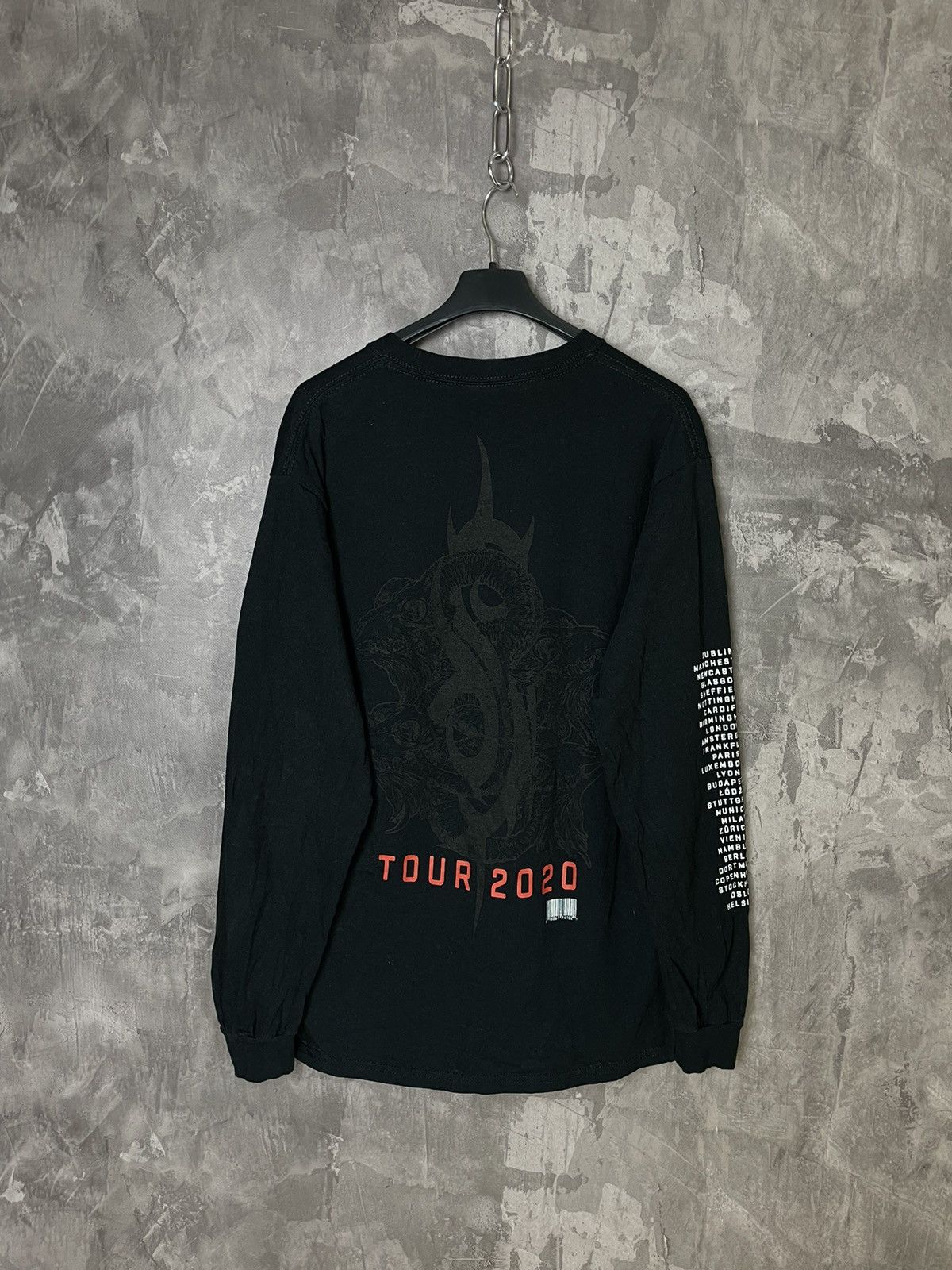 Band Tees × Slipknot × Vintage Vintage Slipknot Y2K Band Punk Rock Tour Long Sleeve Shirt Size US M / EU 48-50 / 2 - 1 Thumbnail
