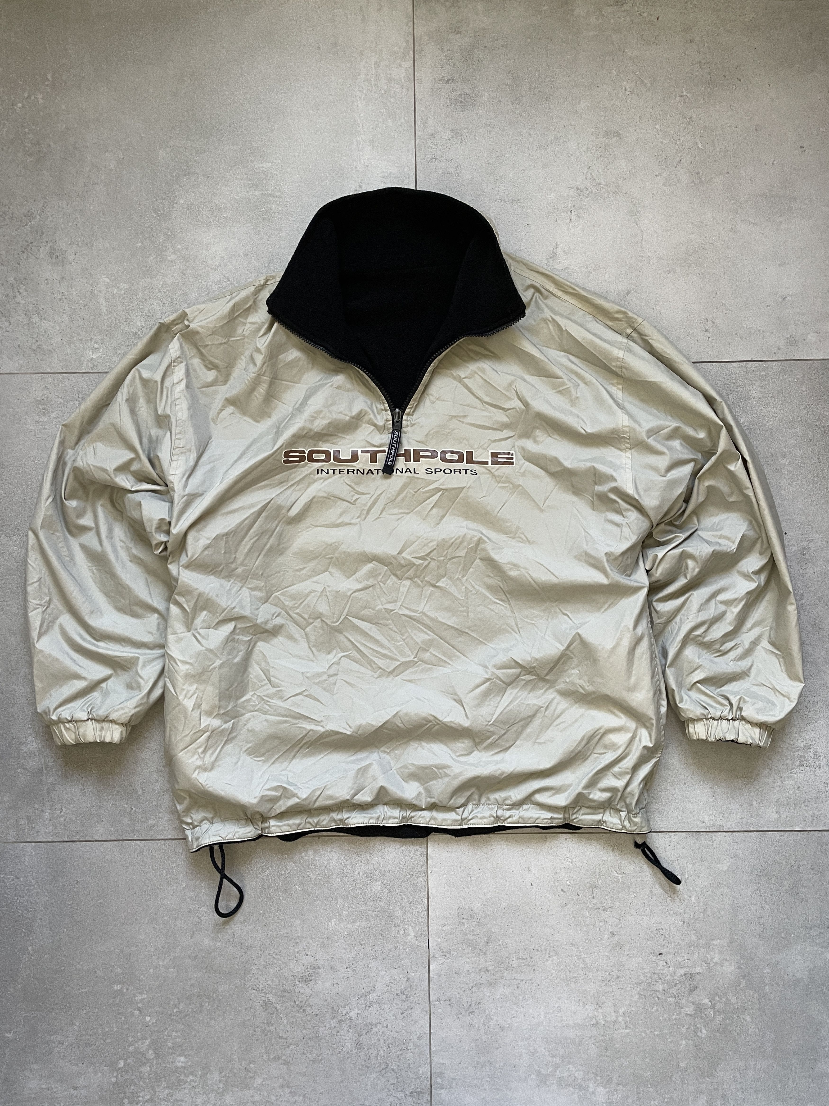 Southpole Y2K SOUTHPOLE REVERSIBLE FLEECE INSULATED QUARTER ZIP JACKET Size US XL / EU 56 / 4 - 2 Thumbnail