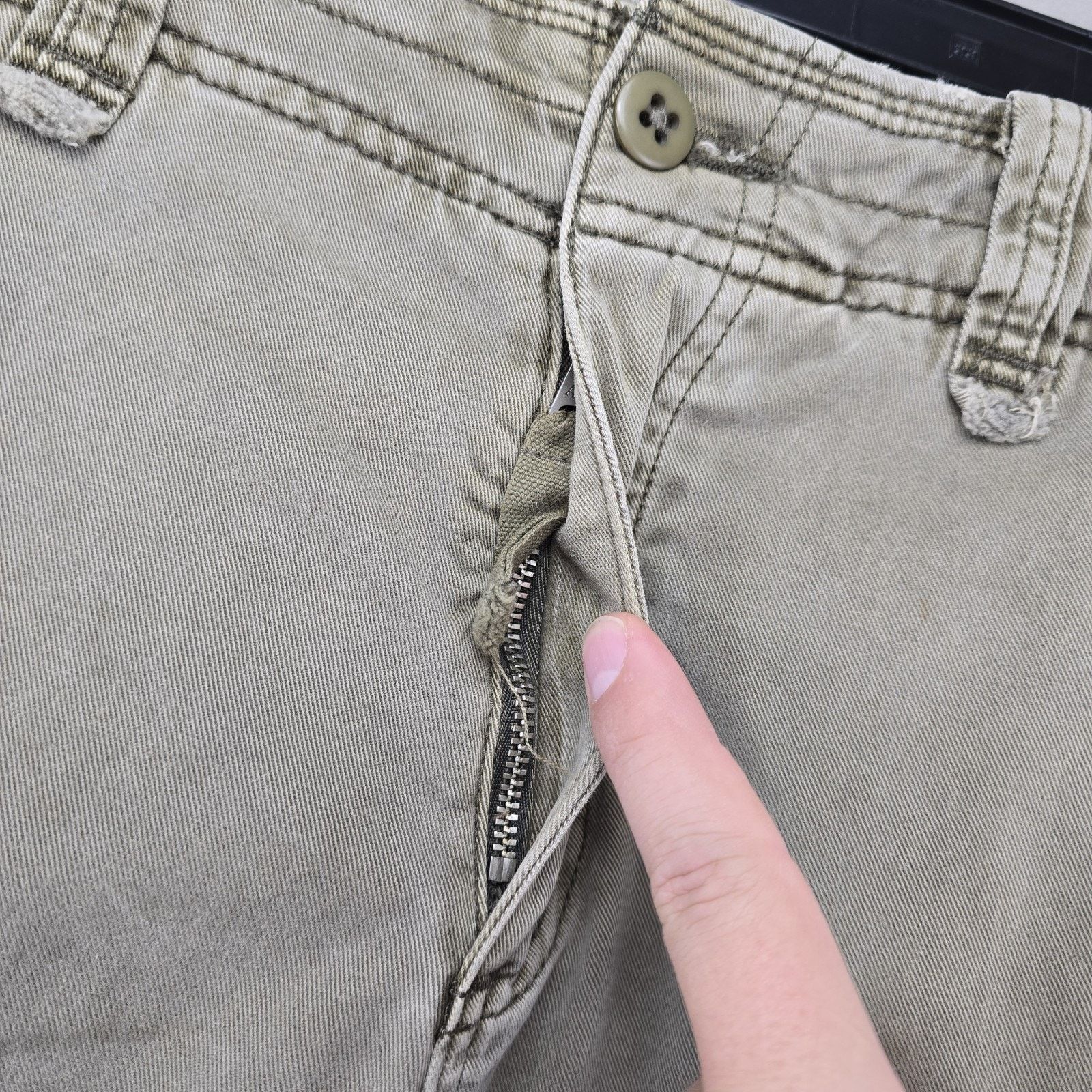 Abercrombie & Fitch VTG Abercrombie & Fitch Pants 30x28 Paratrooper Cargo Y2K Size US 30 / EU 46 - 3 Thumbnail