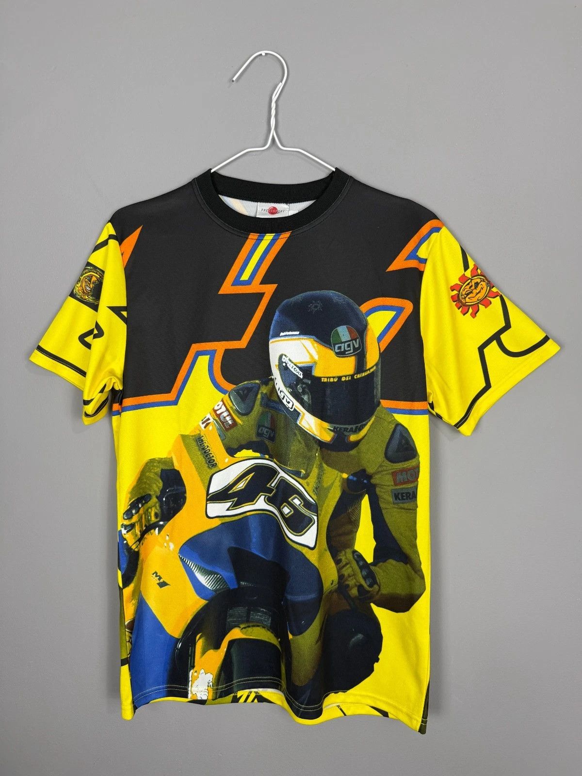 Other Valentino Rossi 46 MotoGP Racing Graphic T-Shirt Jersey Size US M / EU 48-50 / 2 - 3 Thumbnail