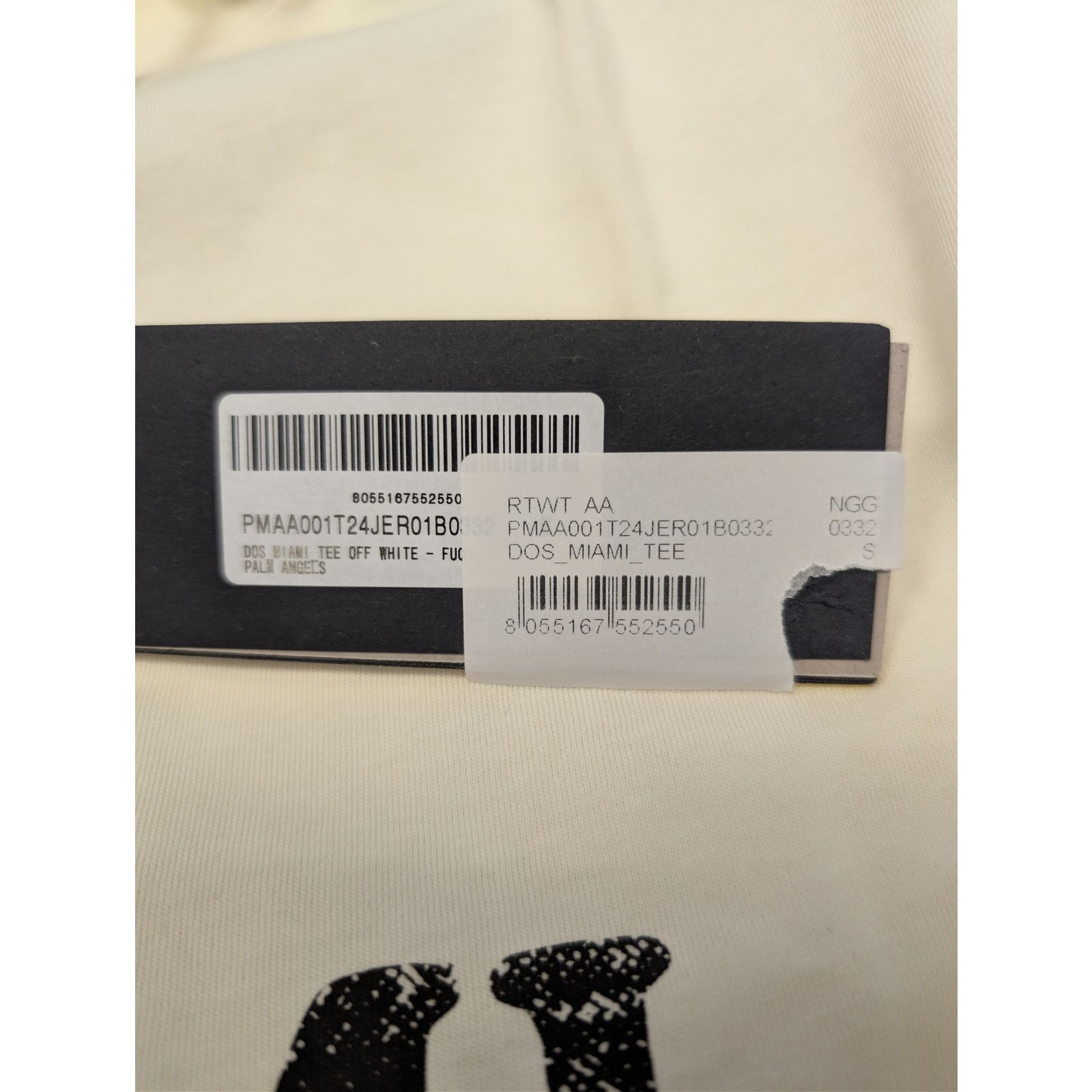 Palm Angels o1rshd1 Dos Miami T-Shirt in Off White / Fuch Size US S / EU 44-46 / 1 - 23 Thumbnail
