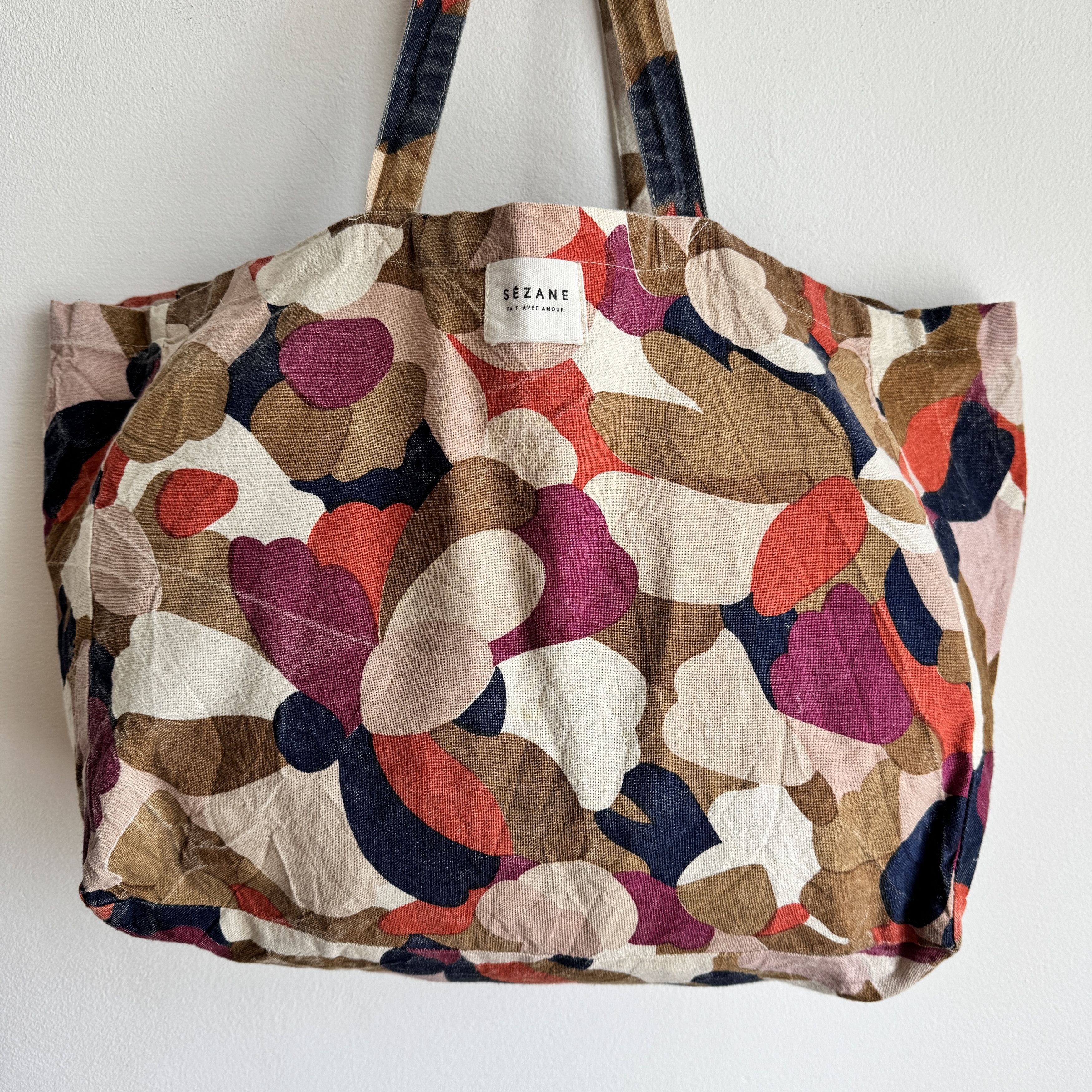 Sezane Sezane Travel Tote Cotton Bags Size ONE SIZE - 3 Thumbnail