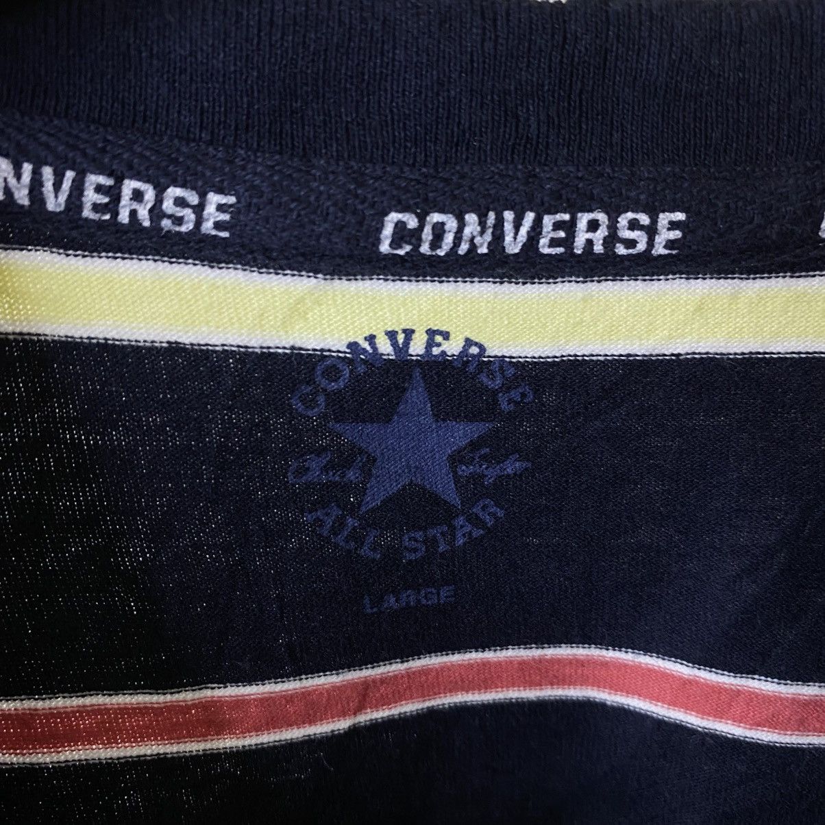 Converse Converse Multicolor Stripes T Shirt Size US L / EU 52-54 / 3 - 3 Thumbnail