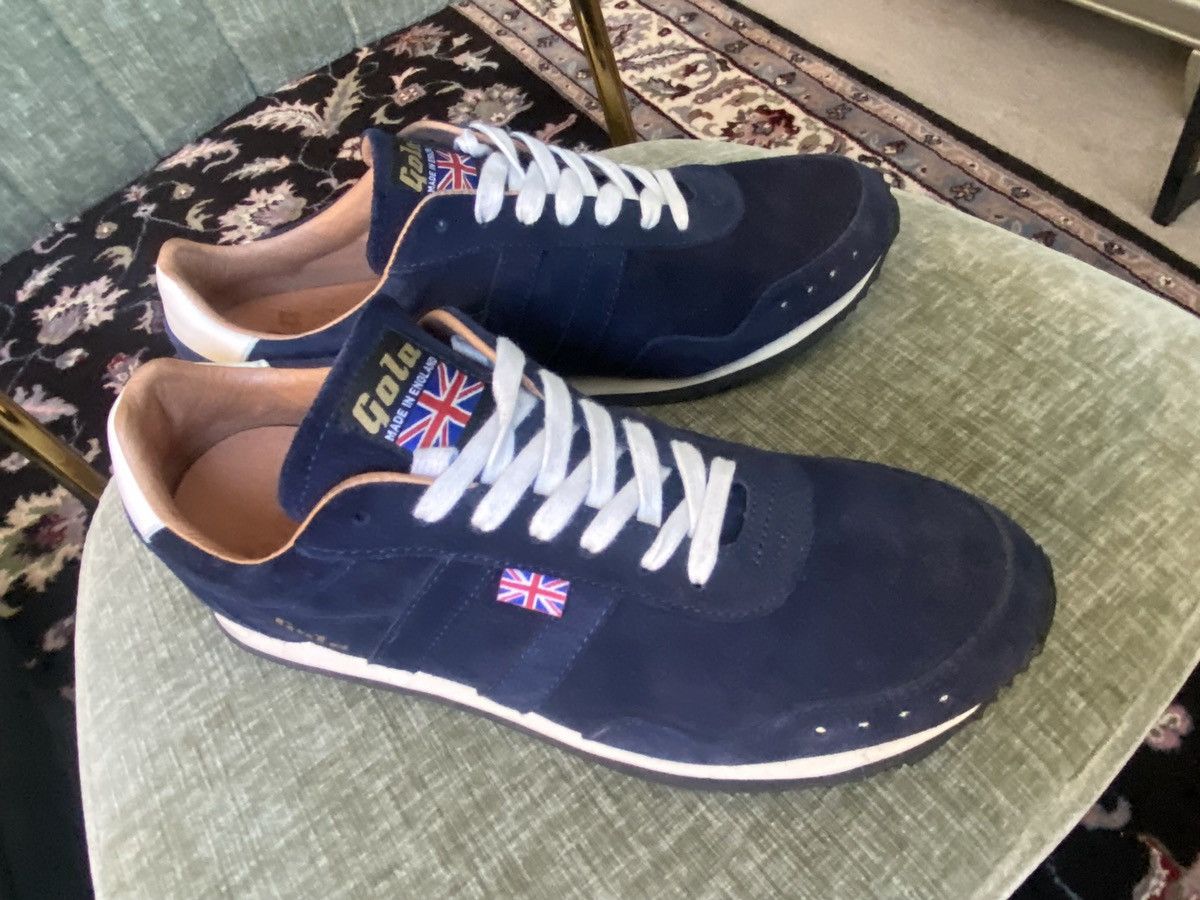 Gola Gola Track 317 Black Suede Sz 10 1905 Made In England Rare Size US 10 / EU 43 - 5 Thumbnail
