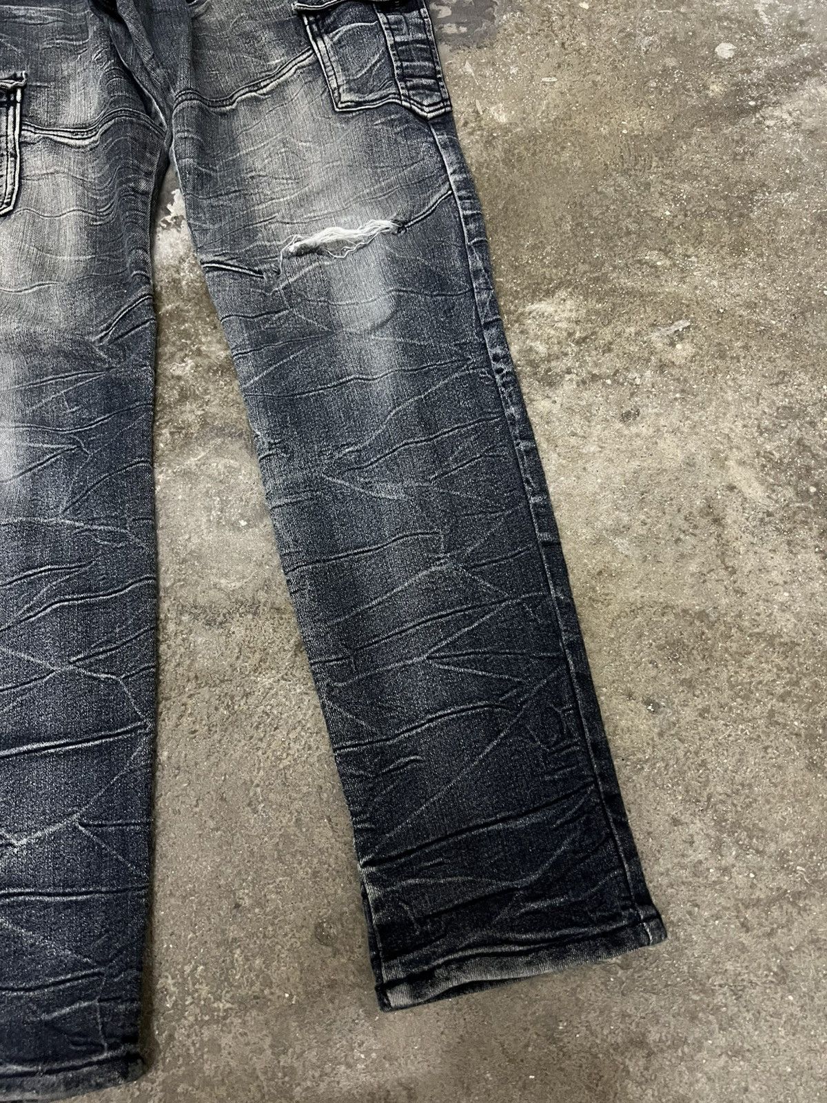 Japanese Brand 💥Semantic Design Distressed Jean Size US 30 / EU 46 - 4 Thumbnail