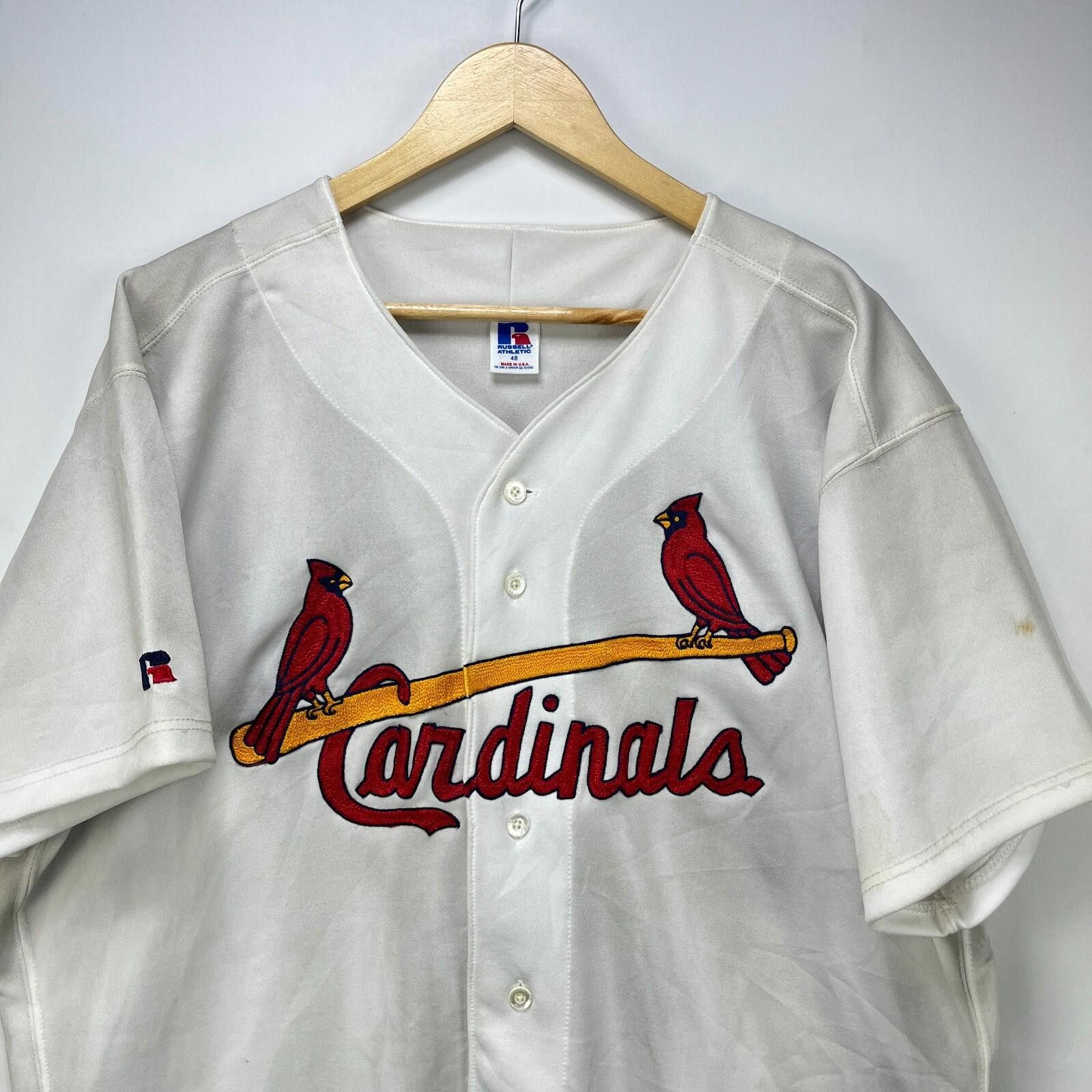 Russell Athletic Vintage 90s Russell Athletic St Louis Cardinals Jersey XL Size ONE SIZE - 2 Thumbnail