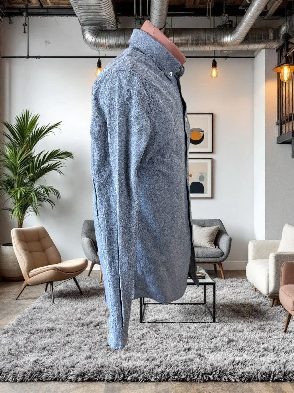 Samsoe Samsoe Samsoe Samsoe Liam BX grey shirt size S Size US S / EU 44-46 / 1 - 2 Thumbnail