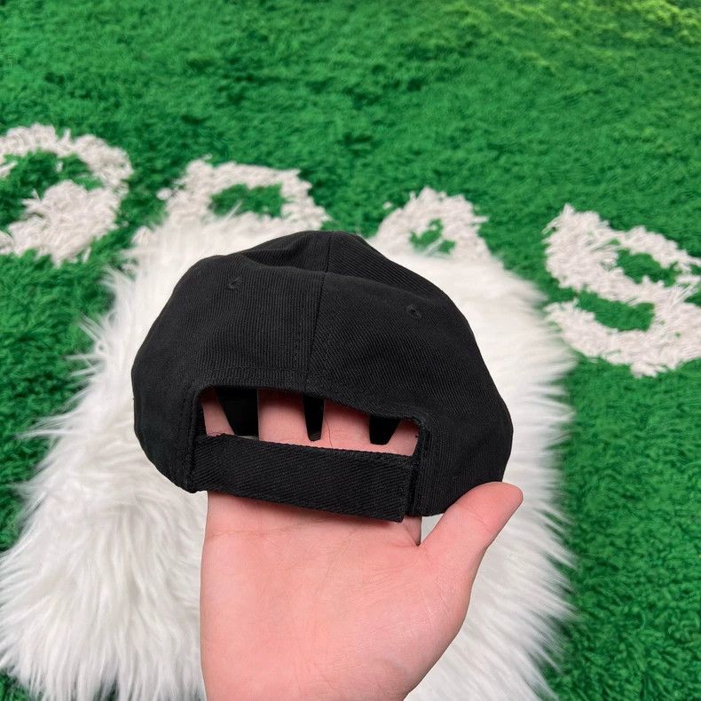Balenciaga Balenciaga Black Eco-friendly Letter Hat 2502-Nextarrow Size ONE SIZE - 4 Thumbnail