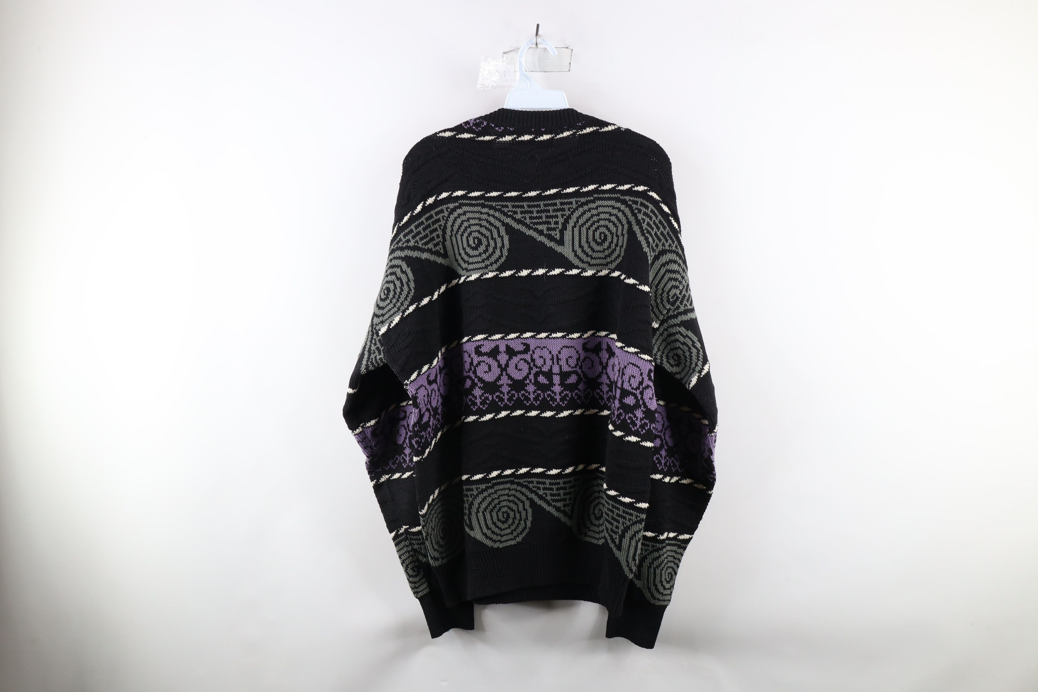 Vintage 90s Coogi Style Cotton Knit Dad Sweater USA
