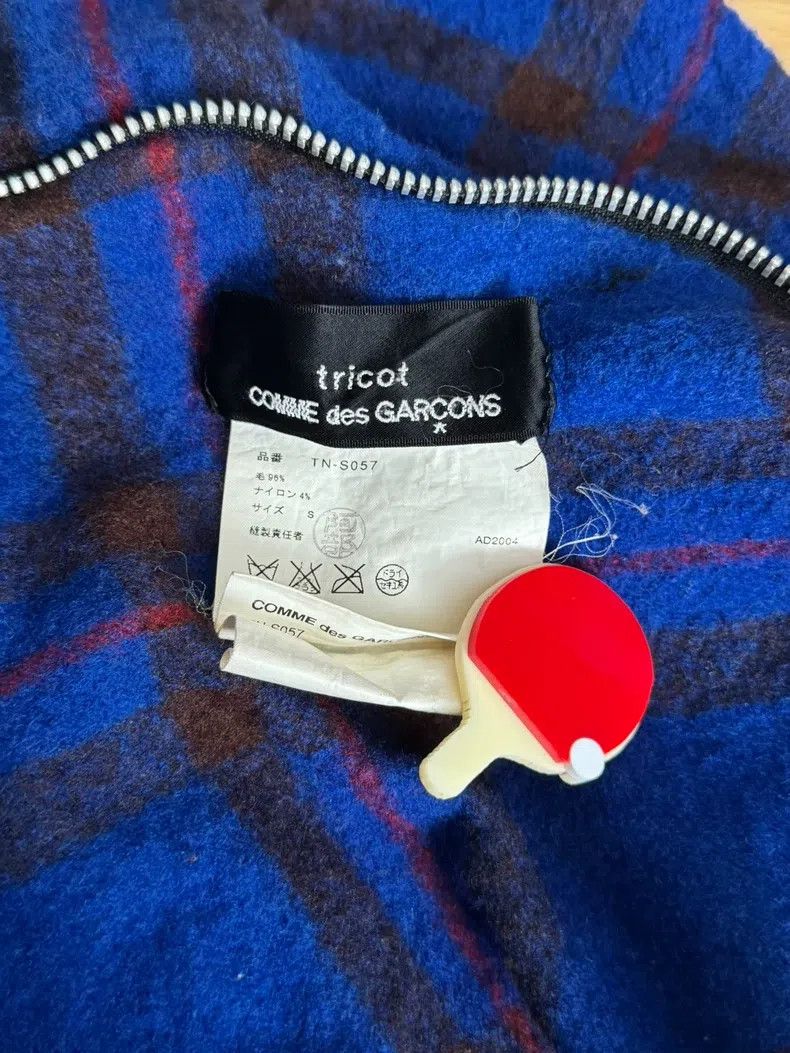 Comme des Garcons Comme Des Garcons size S Blue Plaid Asymmetric Skirt Size 23" - 9 Thumbnail