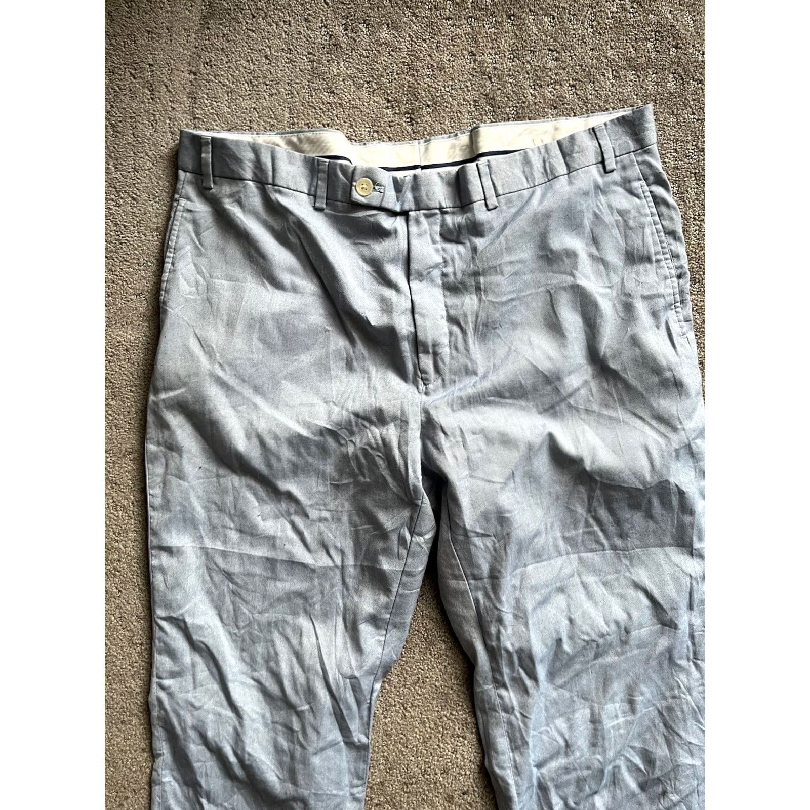 Ralph Lauren Lauren Ralph Lauren dress pants mens size 38x30 Light Blue Polyester Blend Size US 38 / EU 54 - 2 Thumbnail