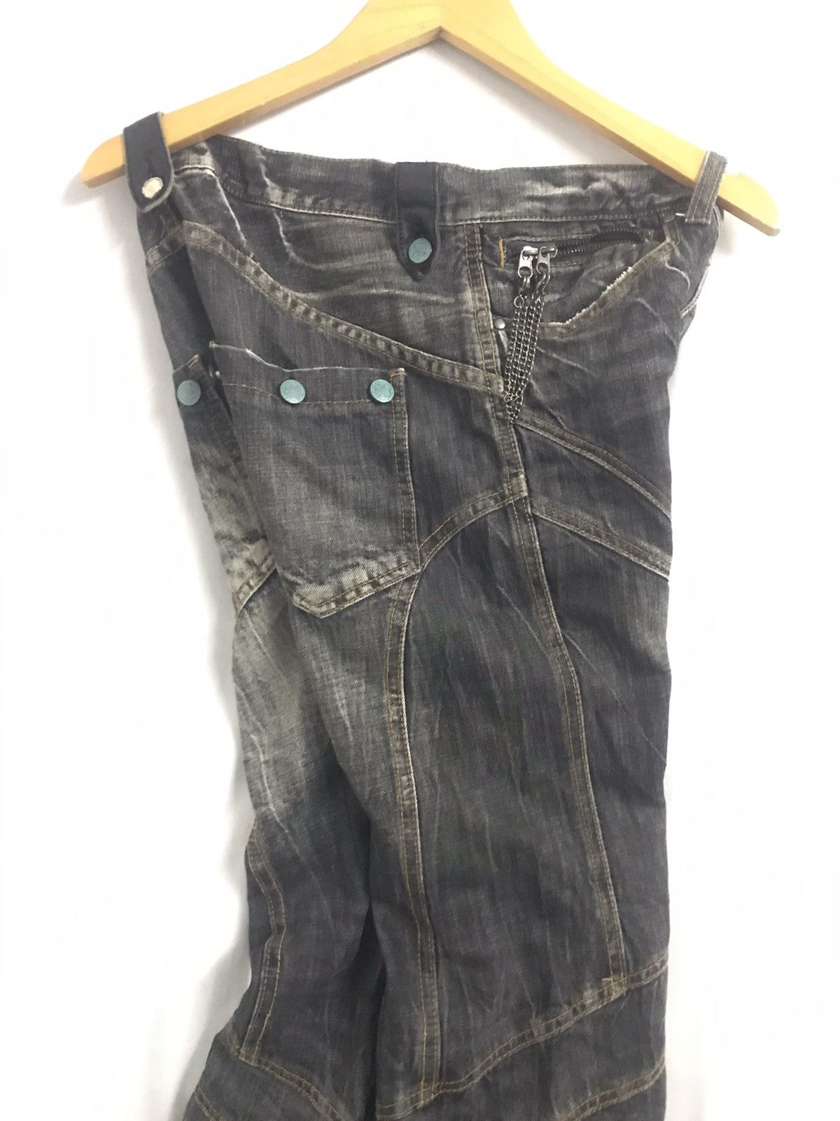Japanese Brand DAILY NEWS - Flare Jeans Size US 31 - 15 Thumbnail