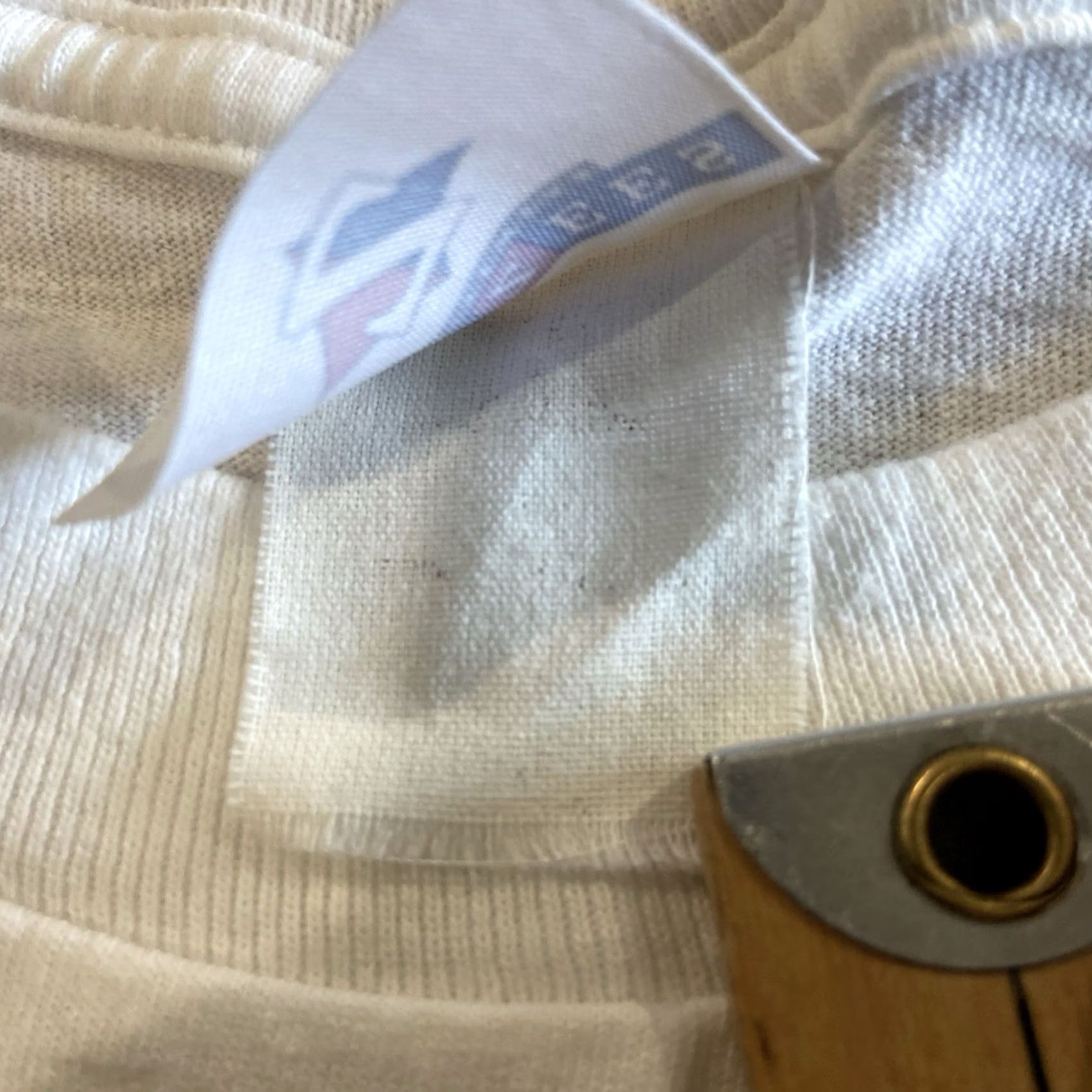 Hanes VINTAGE Men Hanes T-Shirt Orbit/Fr Global Solutions Short Sleeve Crew Neck White XL Buttonless? Size US XL / EU 56 / 4 - 3 Thumbnail