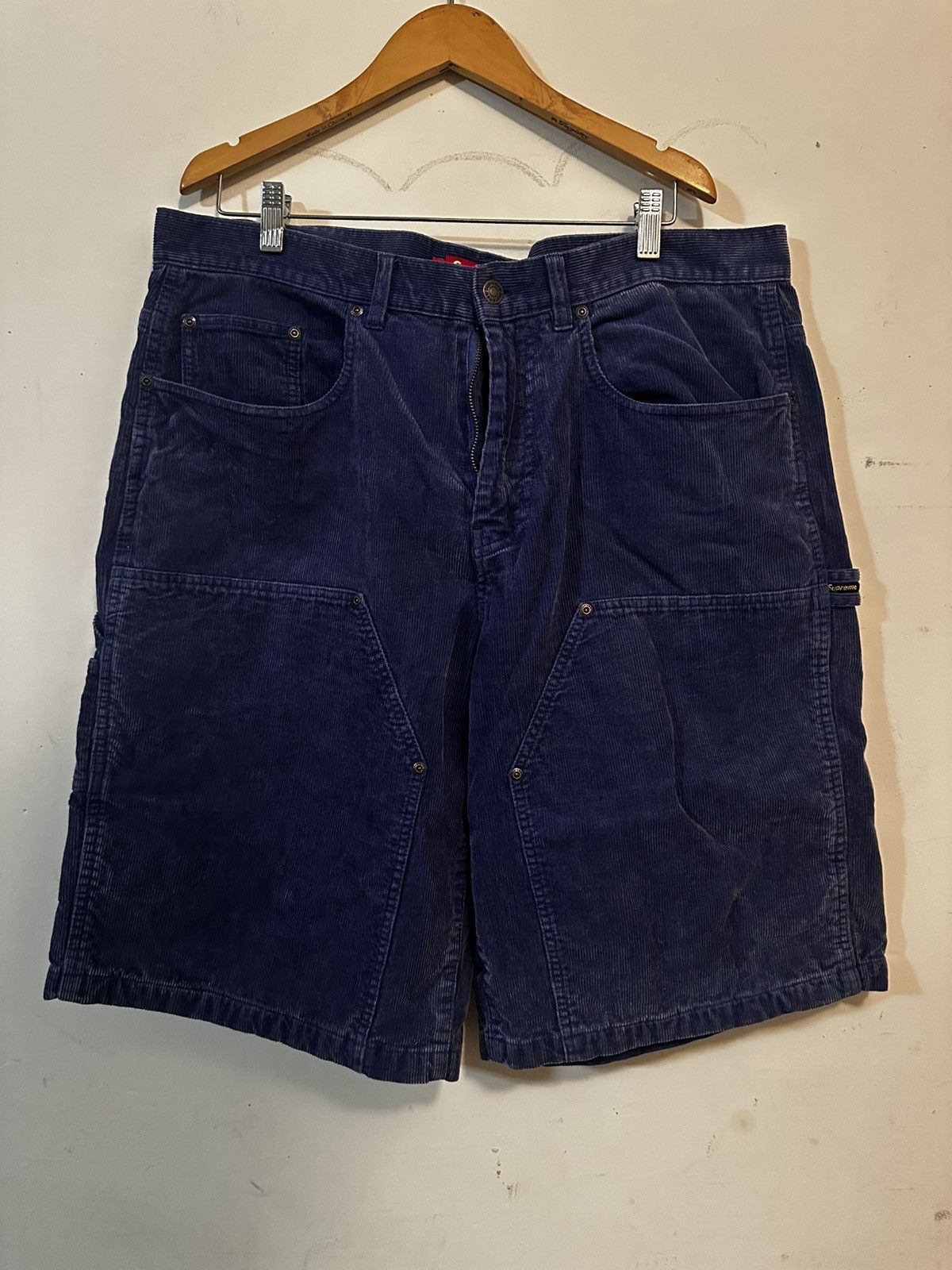 Supreme Supreme Washed Corduroy Double Knee Painter Shorts Size US 36 / EU 52 - 1 Thumbnail