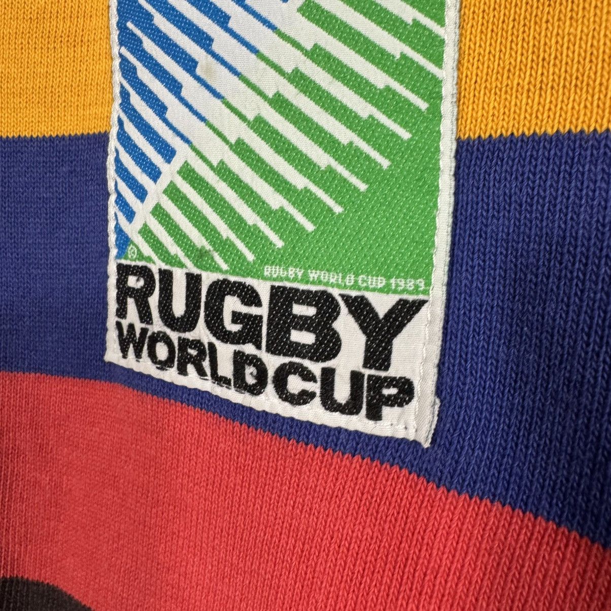 Cotton Traders Vintage 1989 Cotton Traders Rugby World Cup Long Sleeve Polo Size US L / EU 52-54 / 3 - 3 Thumbnail