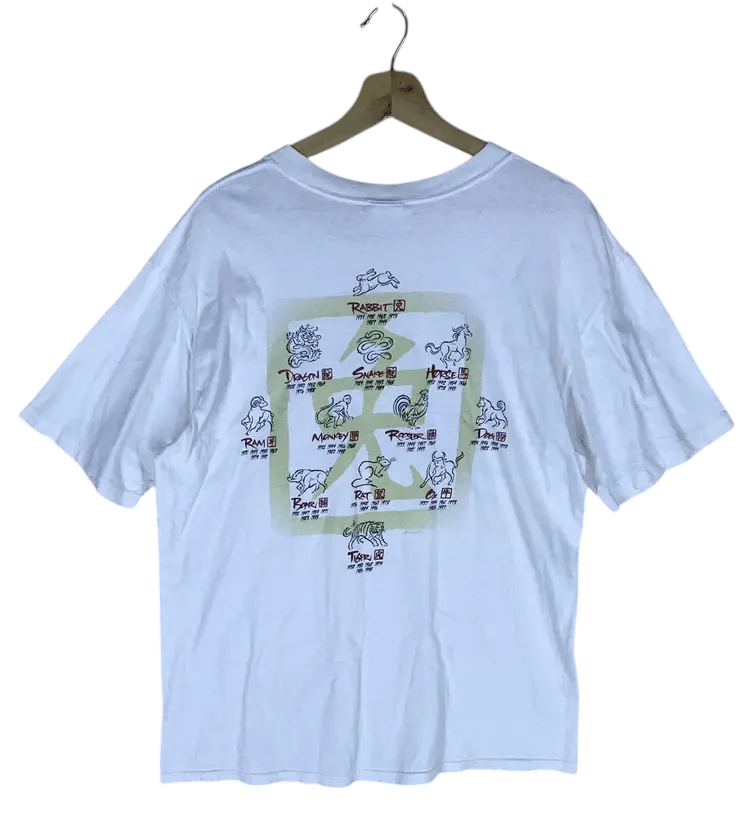 Vintage Vintage 90’s Crazy Shirt Year Of The Rabbit Tshirts Size US M / EU 48-50 / 2 - 2 Thumbnail