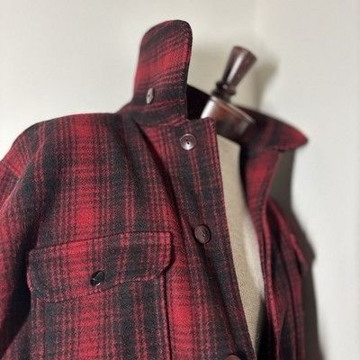 Other VTG Woolrich Mackinaw Red Plaid Wool Hunting Jacket 503 Men’ Size US S / EU 44-46 / 1 - 8 Thumbnail