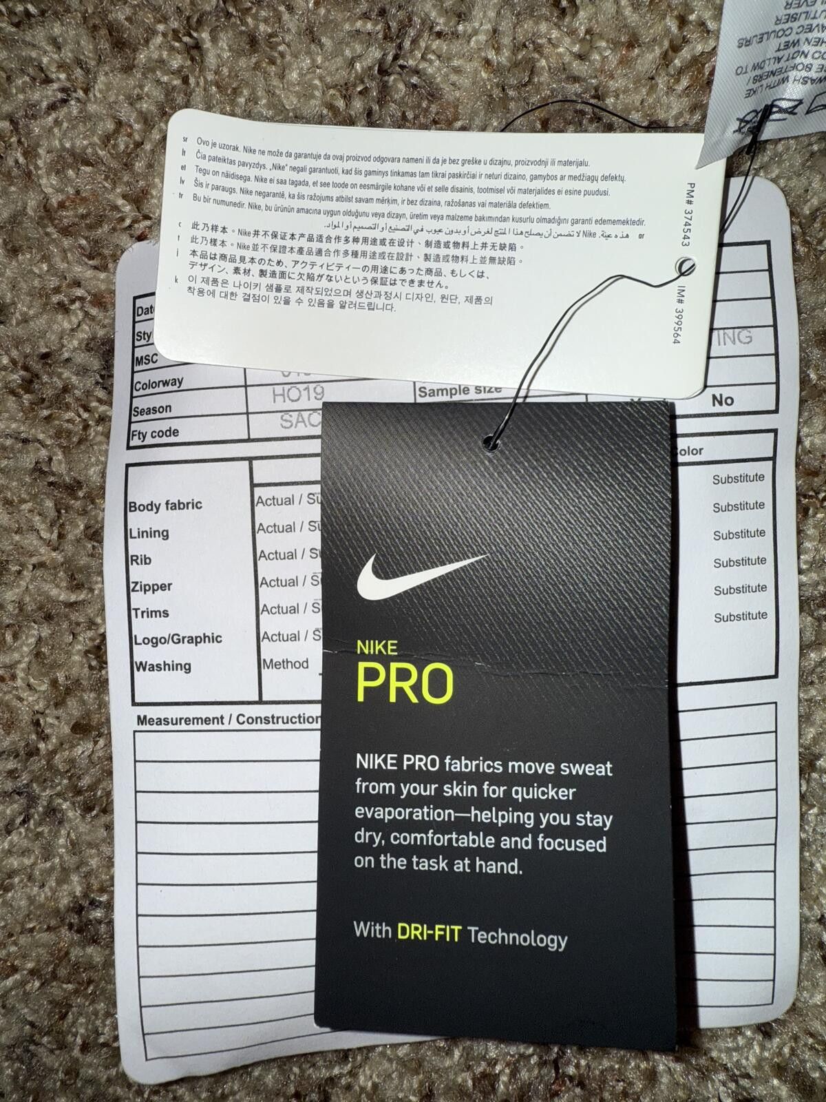 Nike Nike Men’s Pro Cool Slider Baseball Softball Tights Sample Size US 34 / EU 50 - 10 Thumbnail