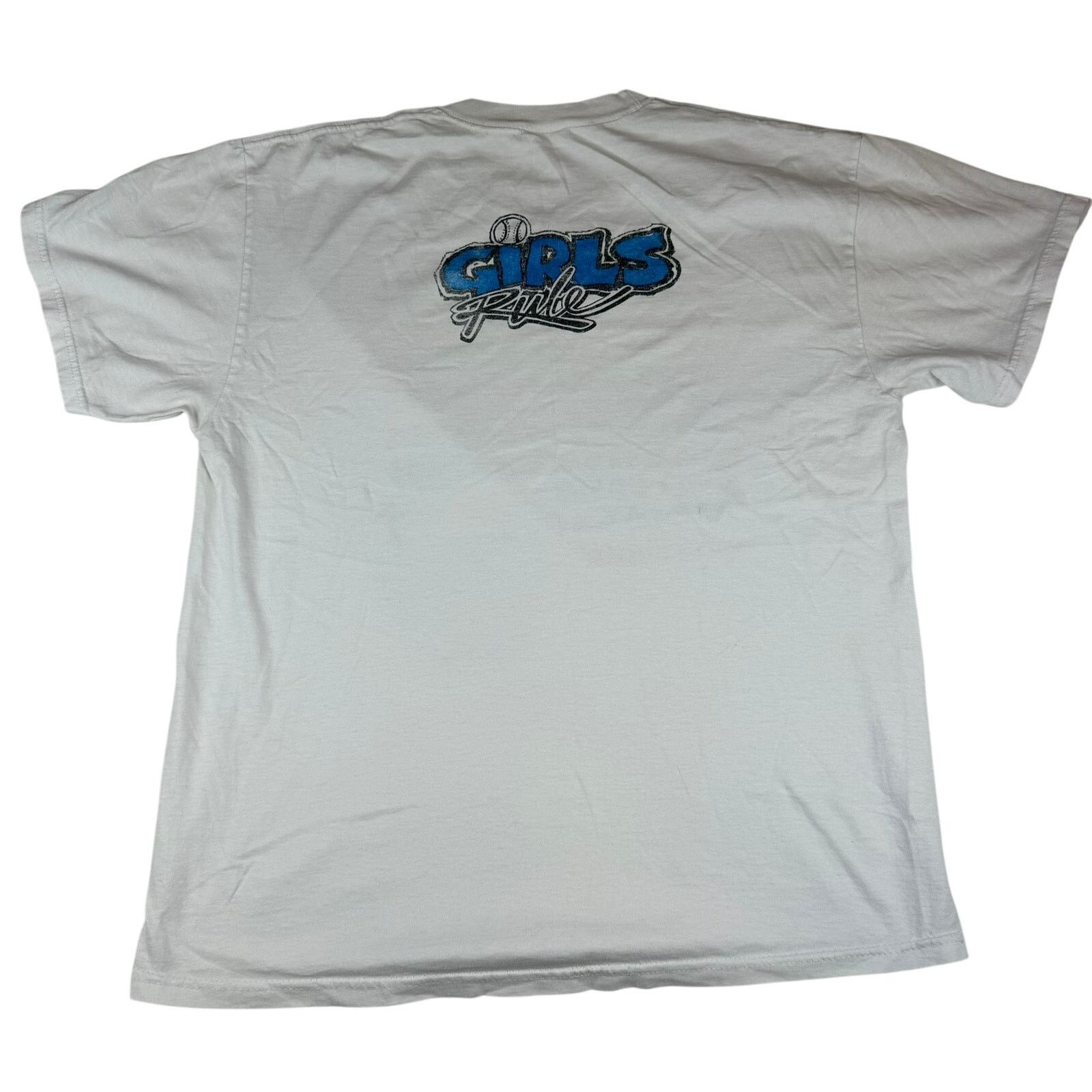 Hanes Hanes Vintage Softball Girl Power Quote T-Shirt XL Size M / US 6-8 / IT 42-44 - 2 Thumbnail