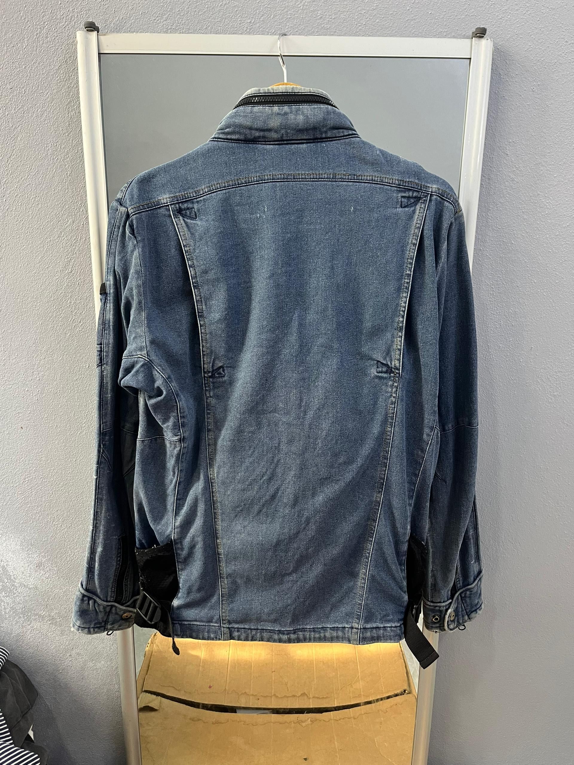 Japanese Brand FieldCore Distressed Workwear Denim Jacket Hidden Hood Size US M / EU 48-50 / 2 - 13 Thumbnail