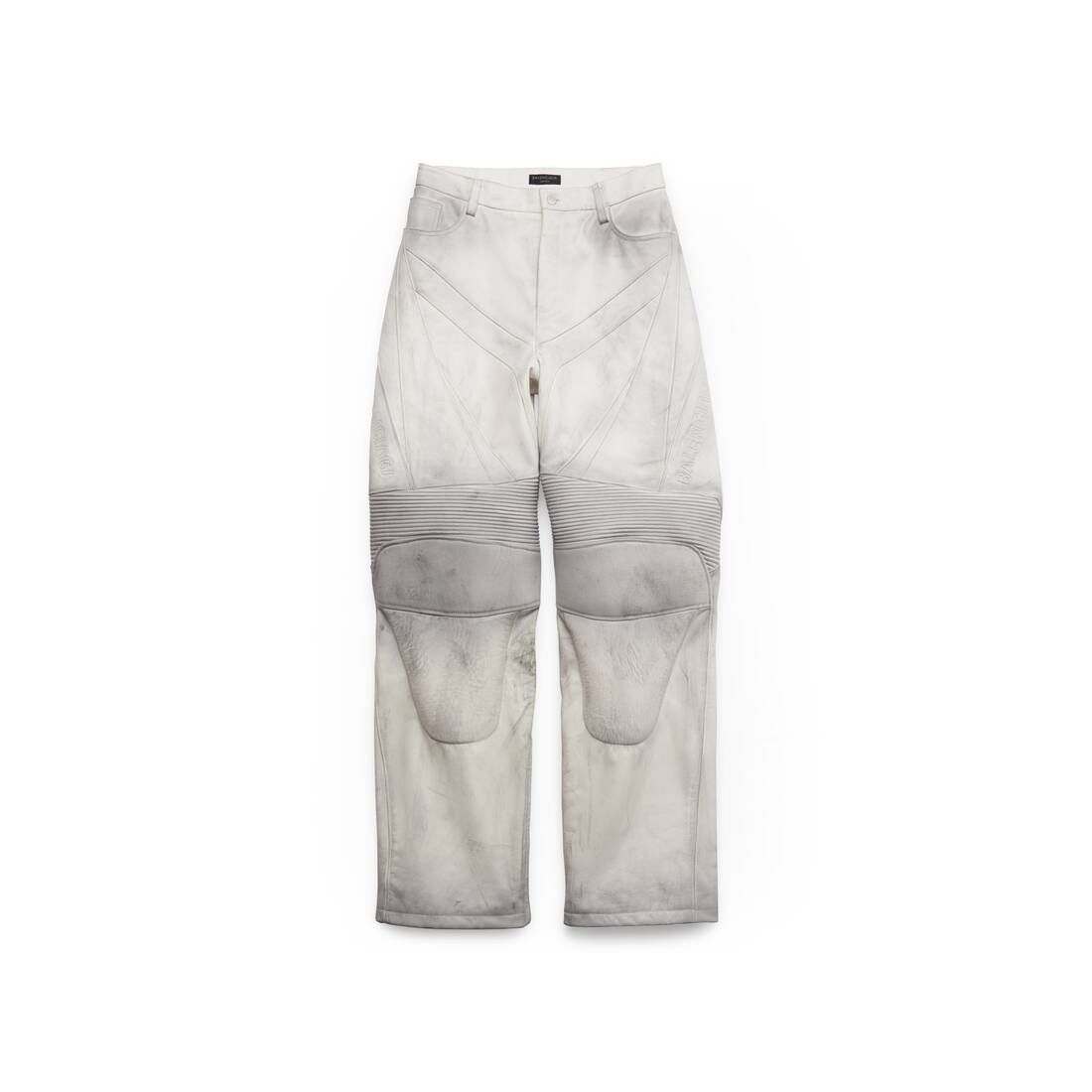 Balenciaga o1srvl11e0825 Biker Baggy Pants in White Size US 36 / EU 52 - 1 Thumbnail