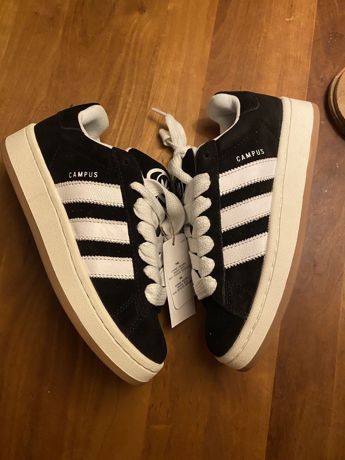 image of Adidas Campus 00 Black Shoes, Women's (Size 7.5)