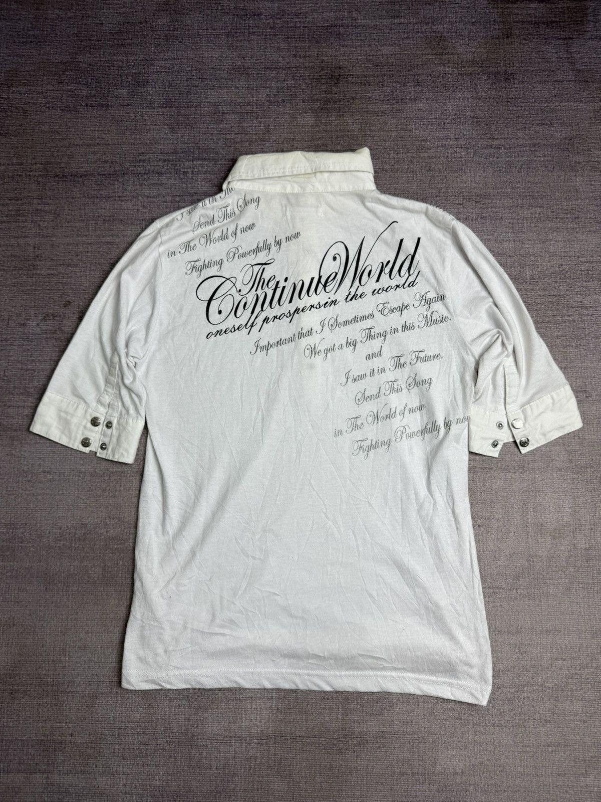 Japanese Brand SMENTICDESIGN IFSIX STYLE SHIRT Size US M / EU 48-50 / 2 - 3 Thumbnail