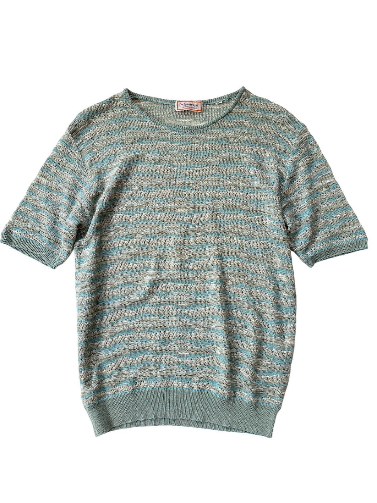 Vintage × Yves Saint Laurent Vtg Yves Saint Laurent Knitwear Size US M / EU 48-50 / 2 - 1 Thumbnail