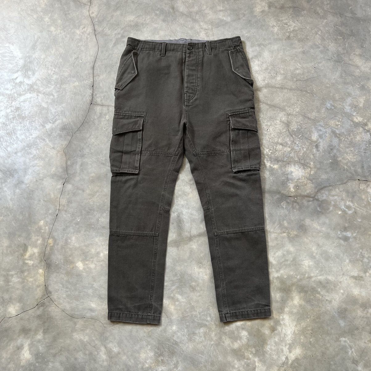 Dolce & Gabbana Dolce & Gabbana Cargo Button Fly Canvas Pants Size US 35 - 1 Thumbnail