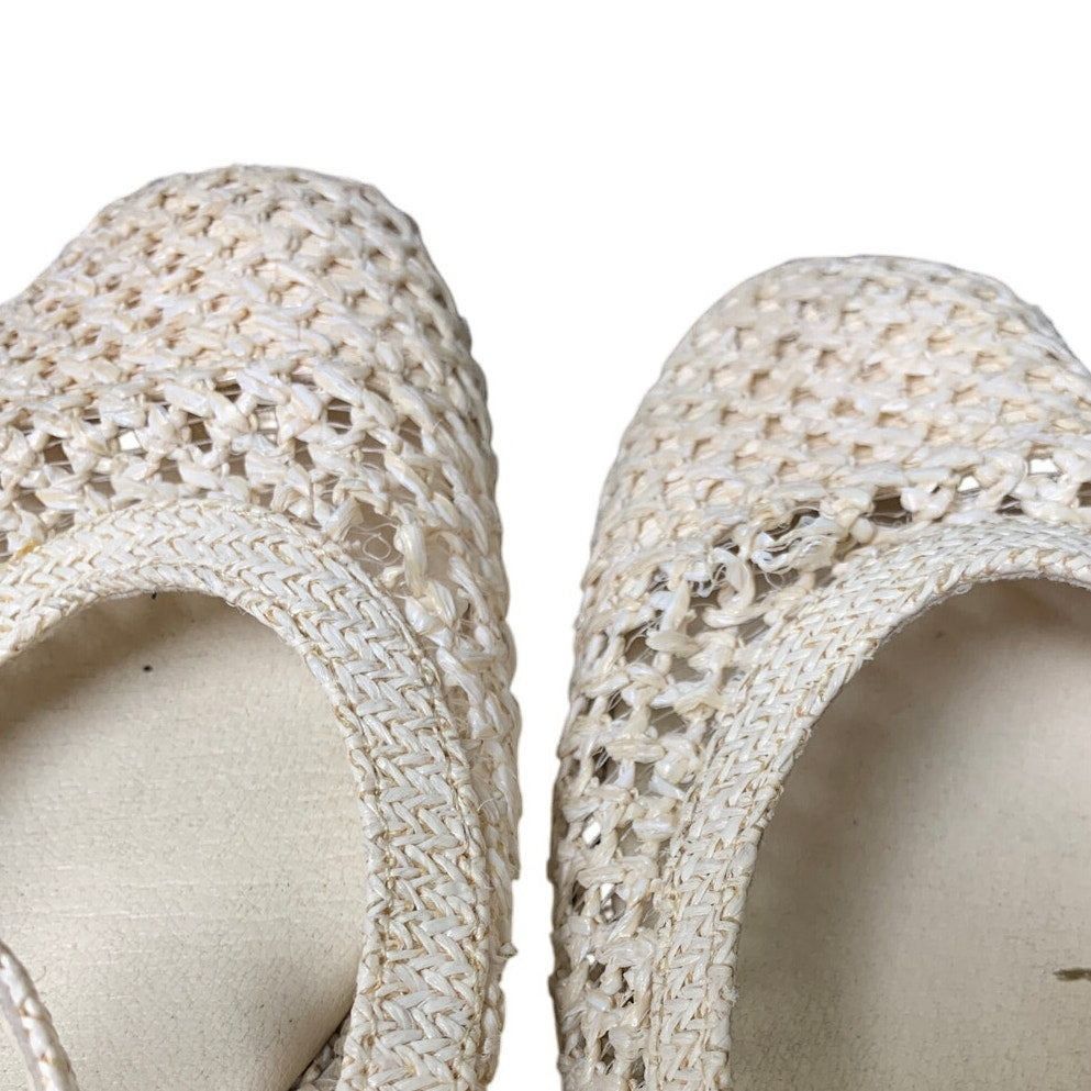 Other Trary Women's Size 9 Tan Woven Straw Mary Jane Sandals Size US 9 / IT 39 - 2 Thumbnail