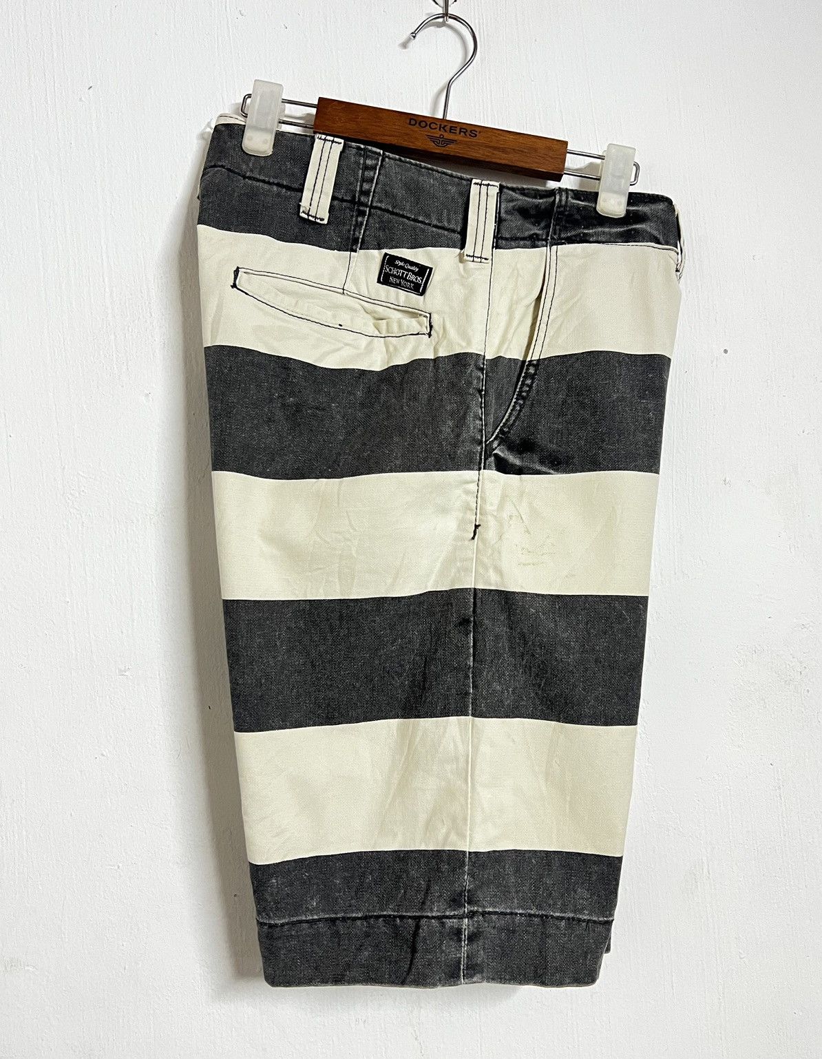 Schott 🔥HOT DROPS🔥 Vintage Trousers Prison Schott Short Pants Size US 32 / EU 48 - 8 Thumbnail