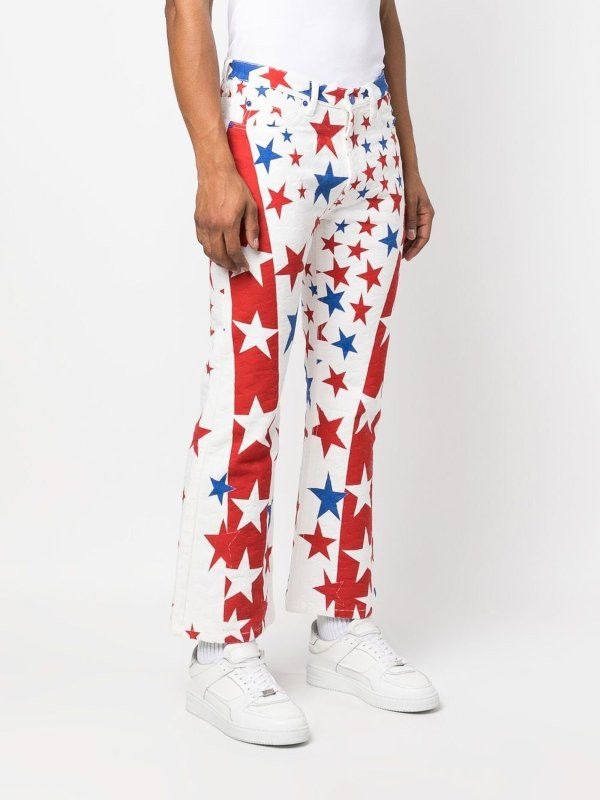 ERL o1y0125 Denim Pant in Multicolor Size US 32 / EU 48 - 2 Thumbnail