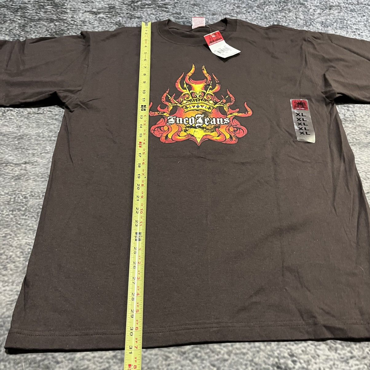 JNCO Vintage Y2K JNCO Jeans Flames Dragon Grunge Skater Tee NEW Size US XL / EU 56 / 4 - 12 Thumbnail