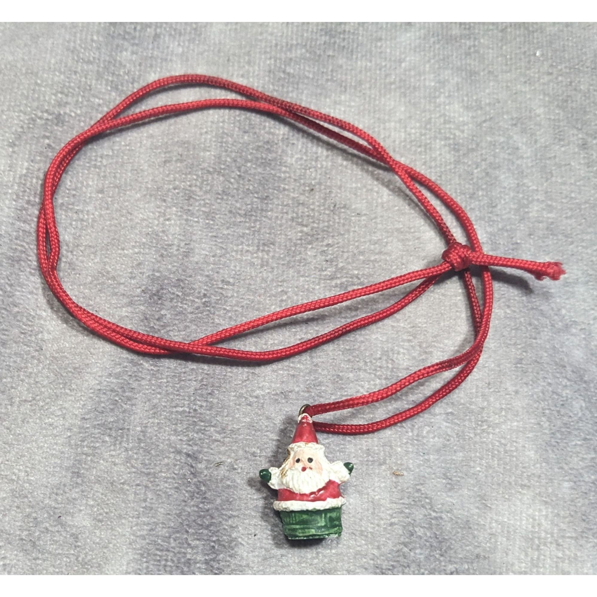 Other Dainty Christmas Themed Santa Pendant Necklace Size ONE SIZE - 6 Thumbnail