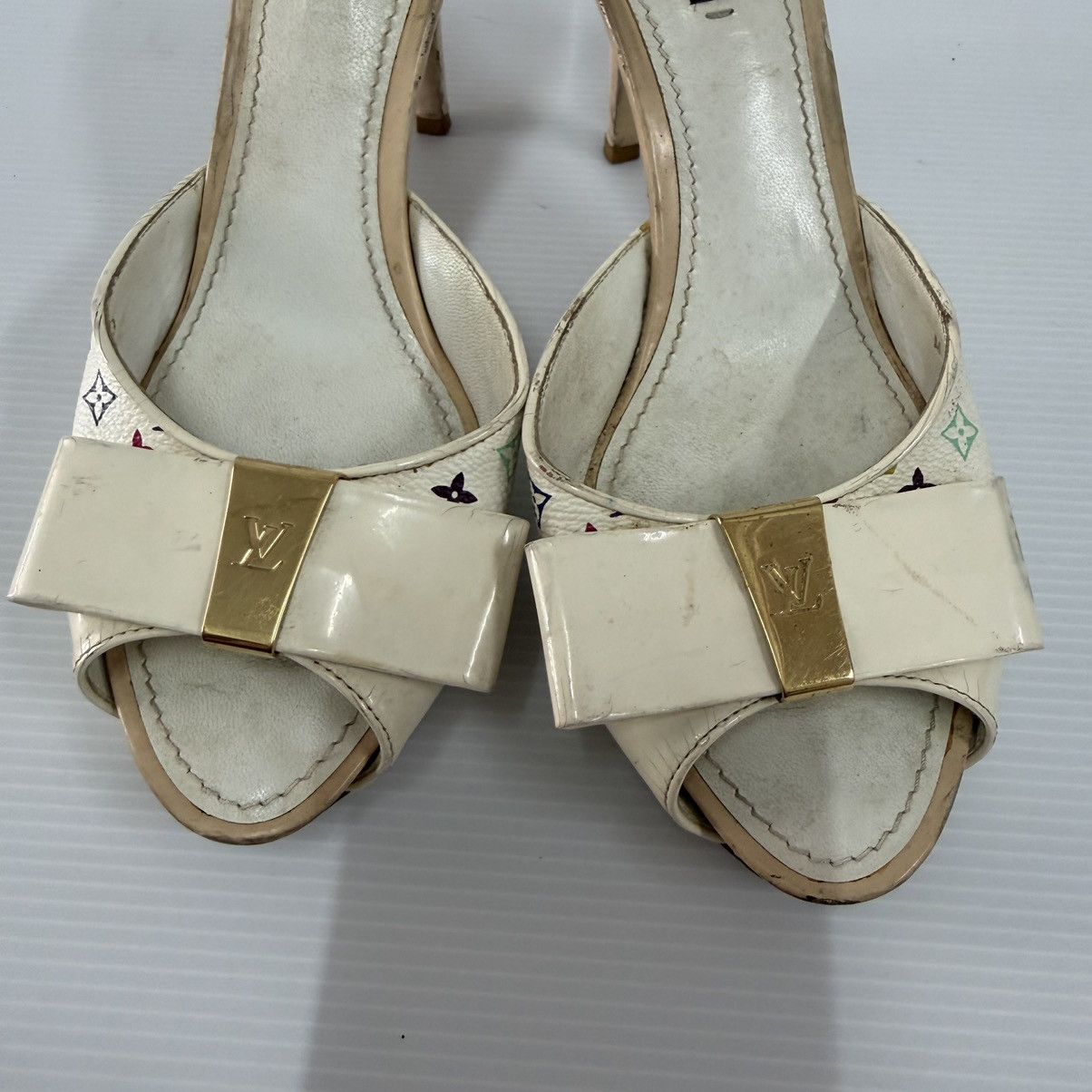 Louis Vuitton Louis Vuitton Multicolor Heels Size US 9 / IT 39 - 4 Thumbnail