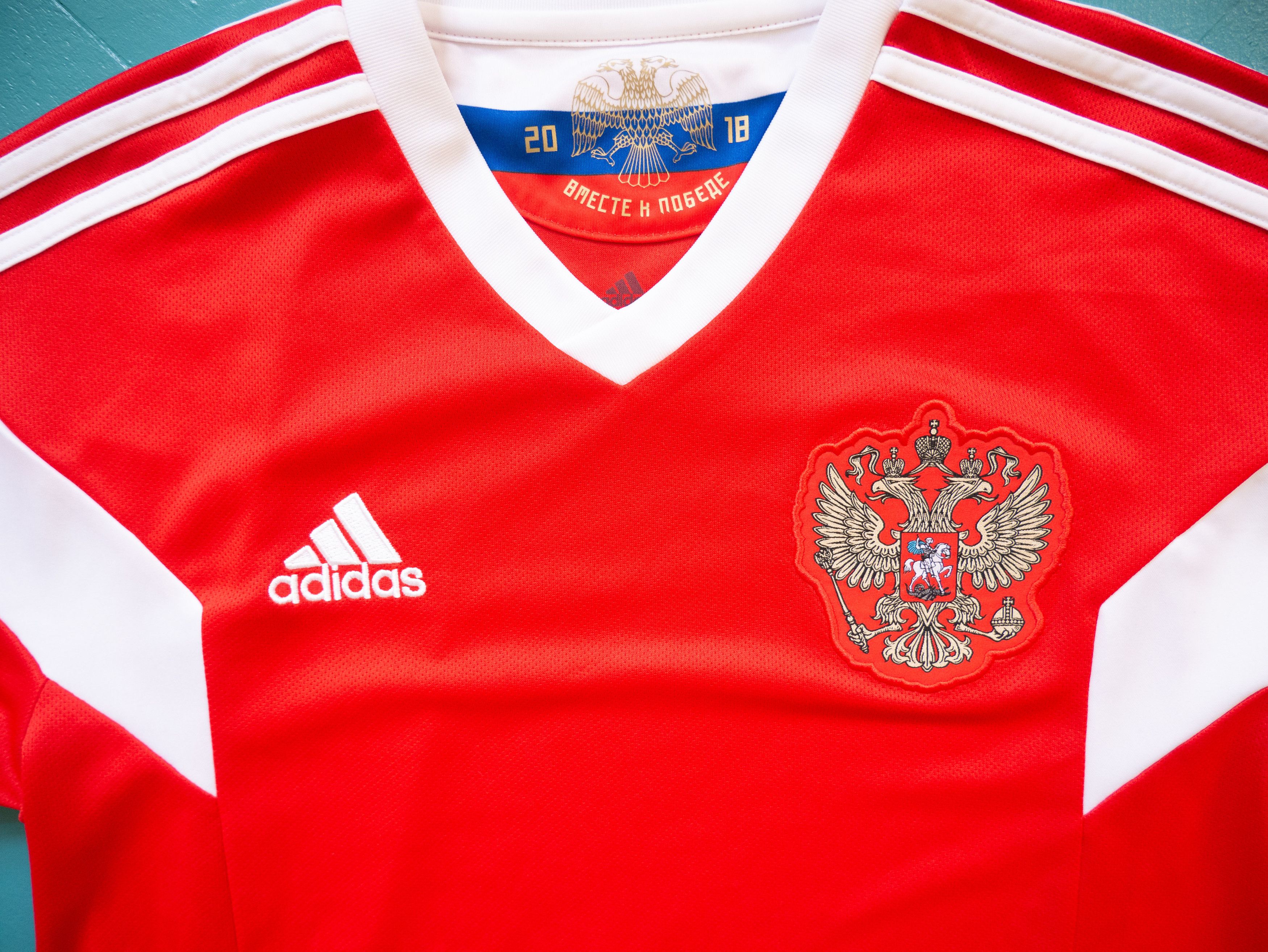 Adidas Adidas x Russian National Soccer Team 2018 World Cup Jersey Size US S / EU 44-46 / 1 - 1 Thumbnail