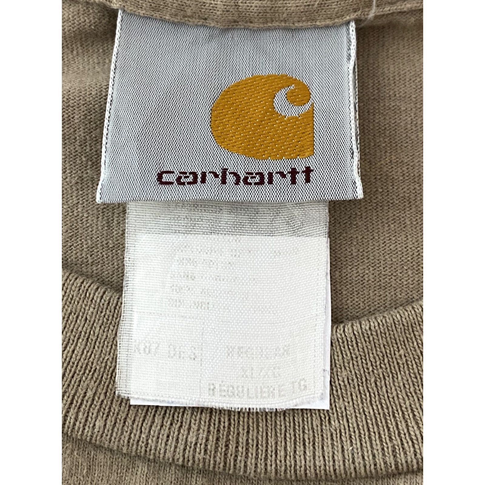 Carhartt Carhartt Shirt Mens XL Brown Chest Pocket Heavyweight Workwear Tee Size US XL / EU 56 / 4 - 7 Thumbnail