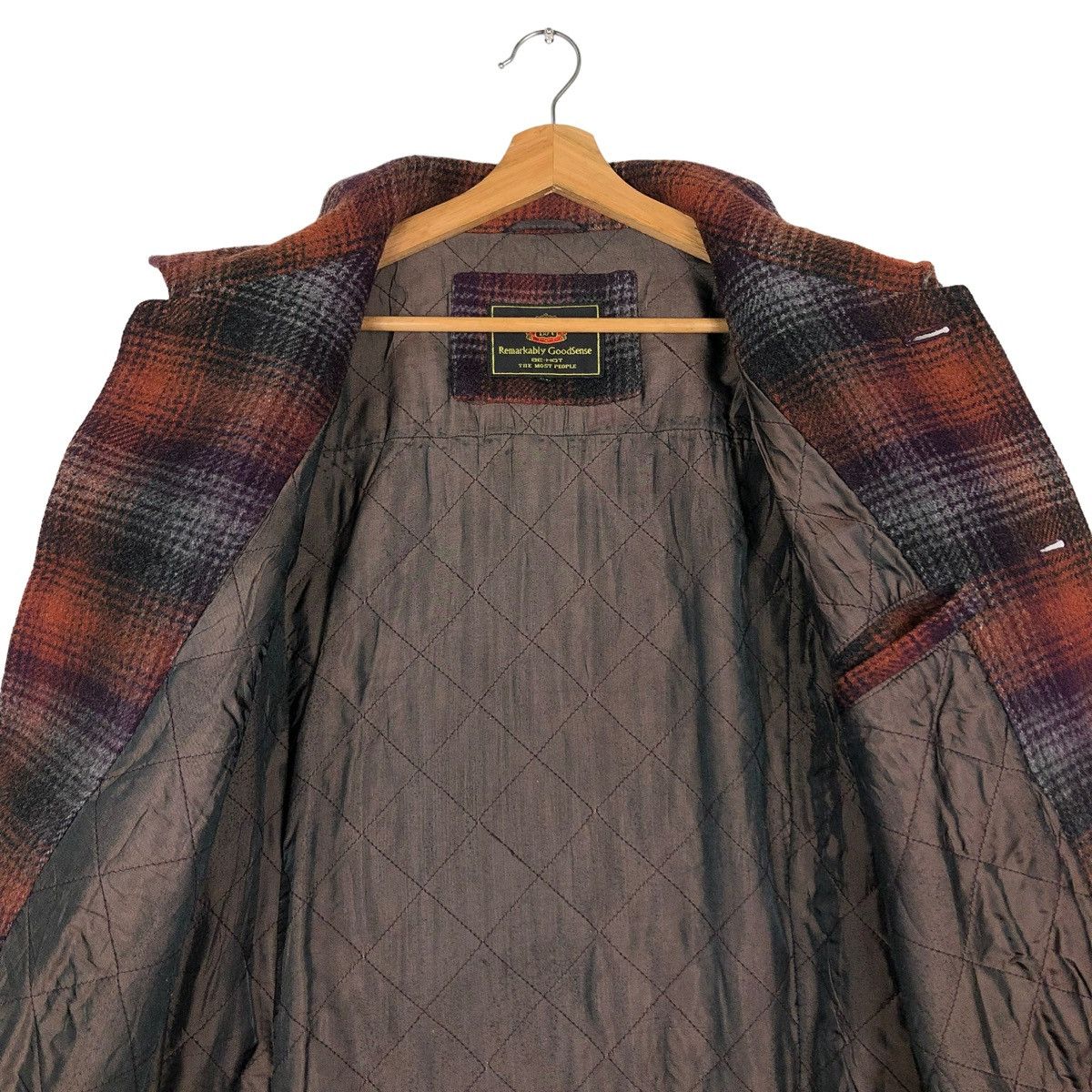 Flannel 🔥VINTAGE WOOL FLANNEL JACKET ZIPPER BE-HOT ISSEY MIYAKE Size US L / EU 52-54 / 3 - 14 Thumbnail
