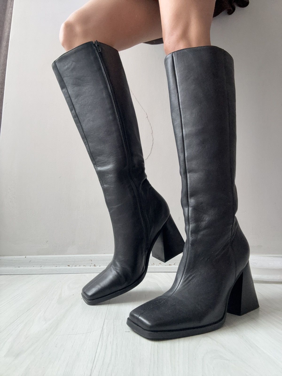 Vintage Vintage leather boots Size US 9.5 / IT 39.5 - 1 Thumbnail