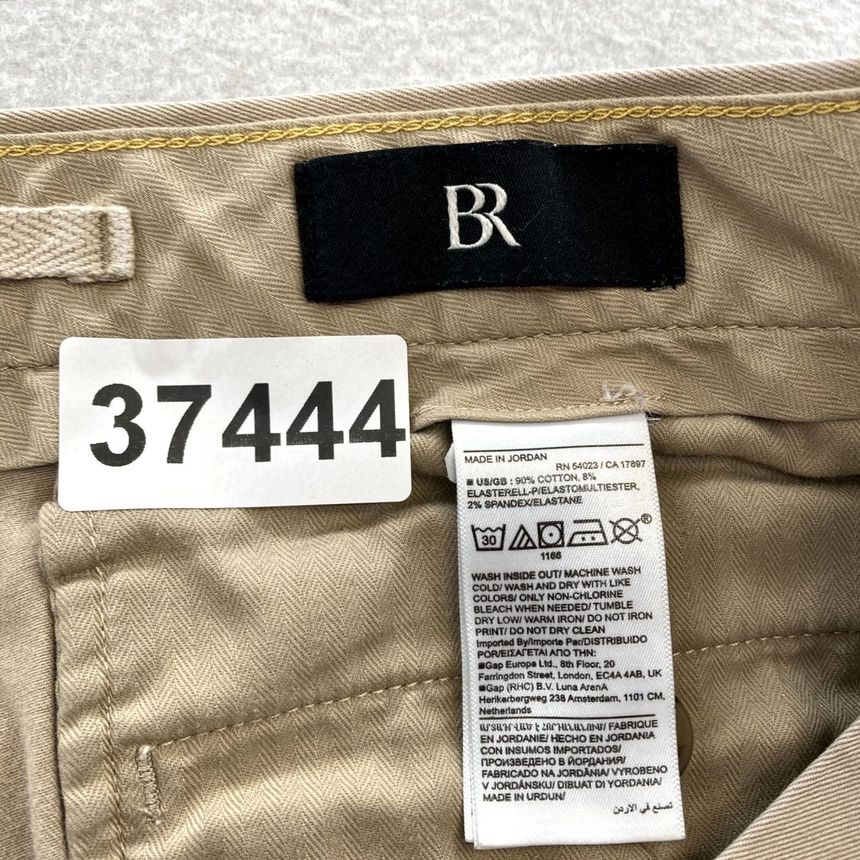 Banana Republic Banana Republic Pants Mens 35x30 Slim Chino Khaki RMC Stretch Twill Flat Front Pockets Jeans Size US 35 - 4 Thumbnail