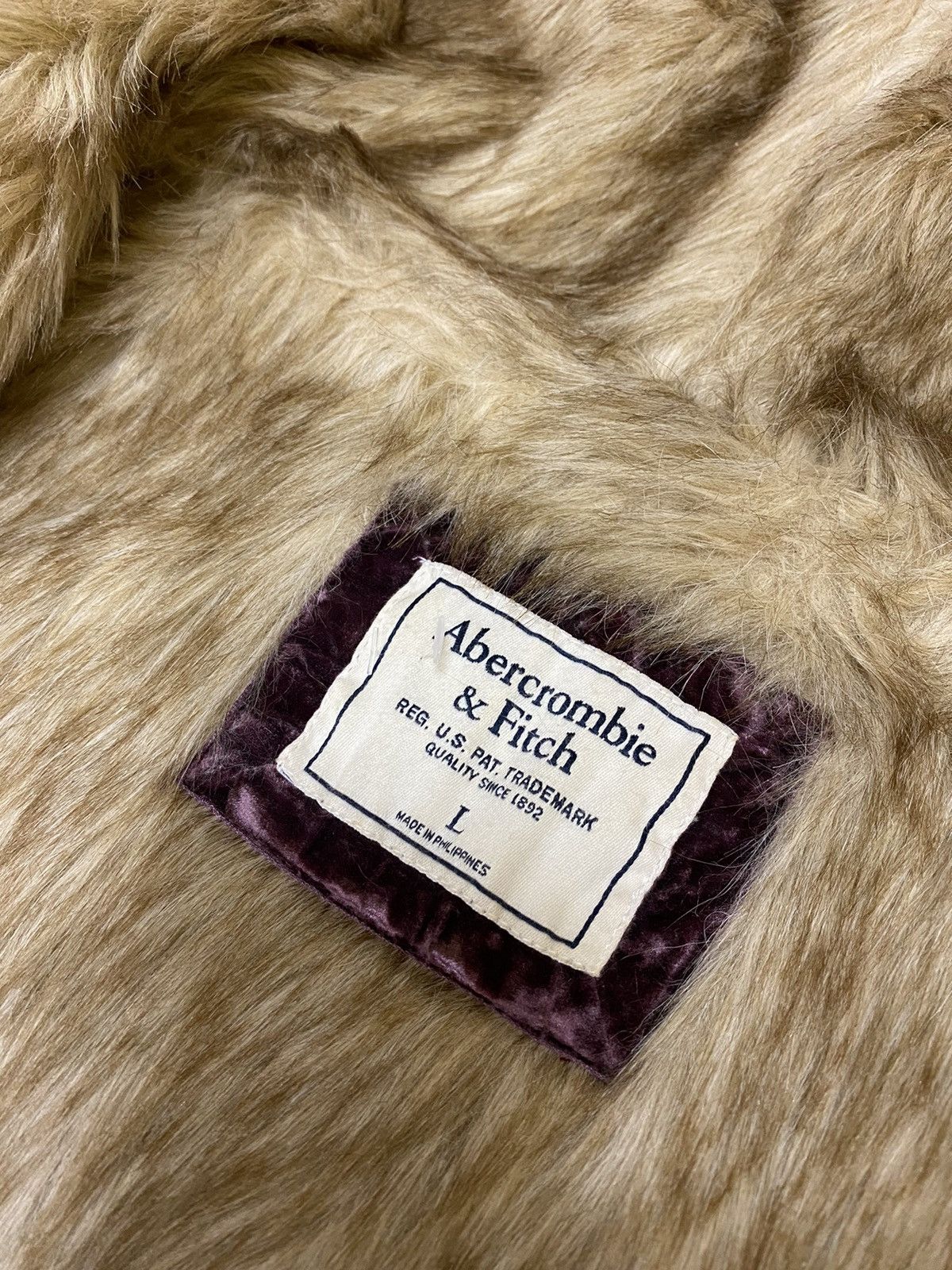 Abercrombie & Fitch Abercrombie&Fitch If Six Was Nine LGB Style Fur Zip Hoodie Size L / US 10 / IT 46 - 7 Thumbnail